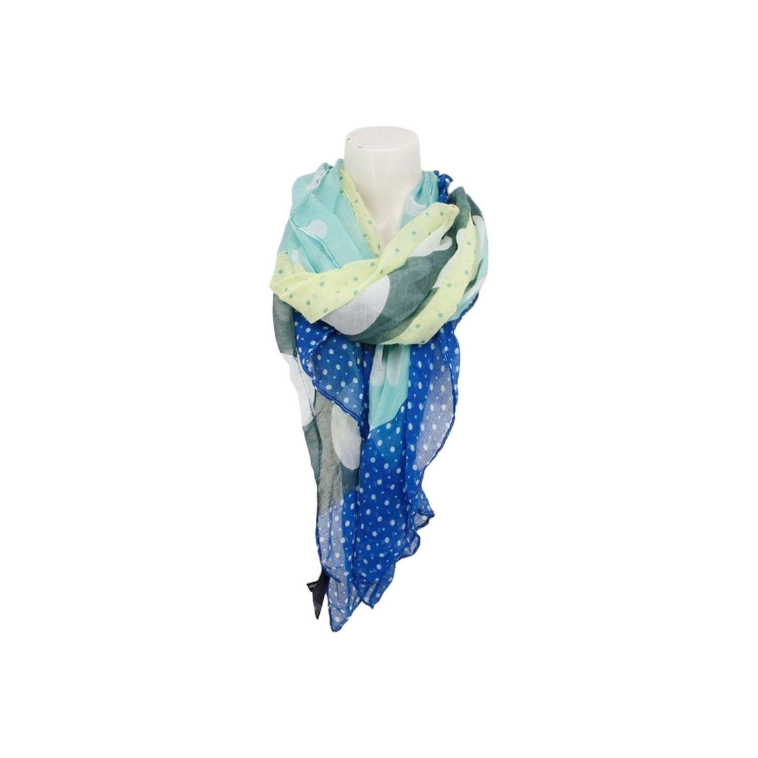 Modeschal Sommer Damen Schal » Bunt » leichter Sommerschal 180 x 80 cm