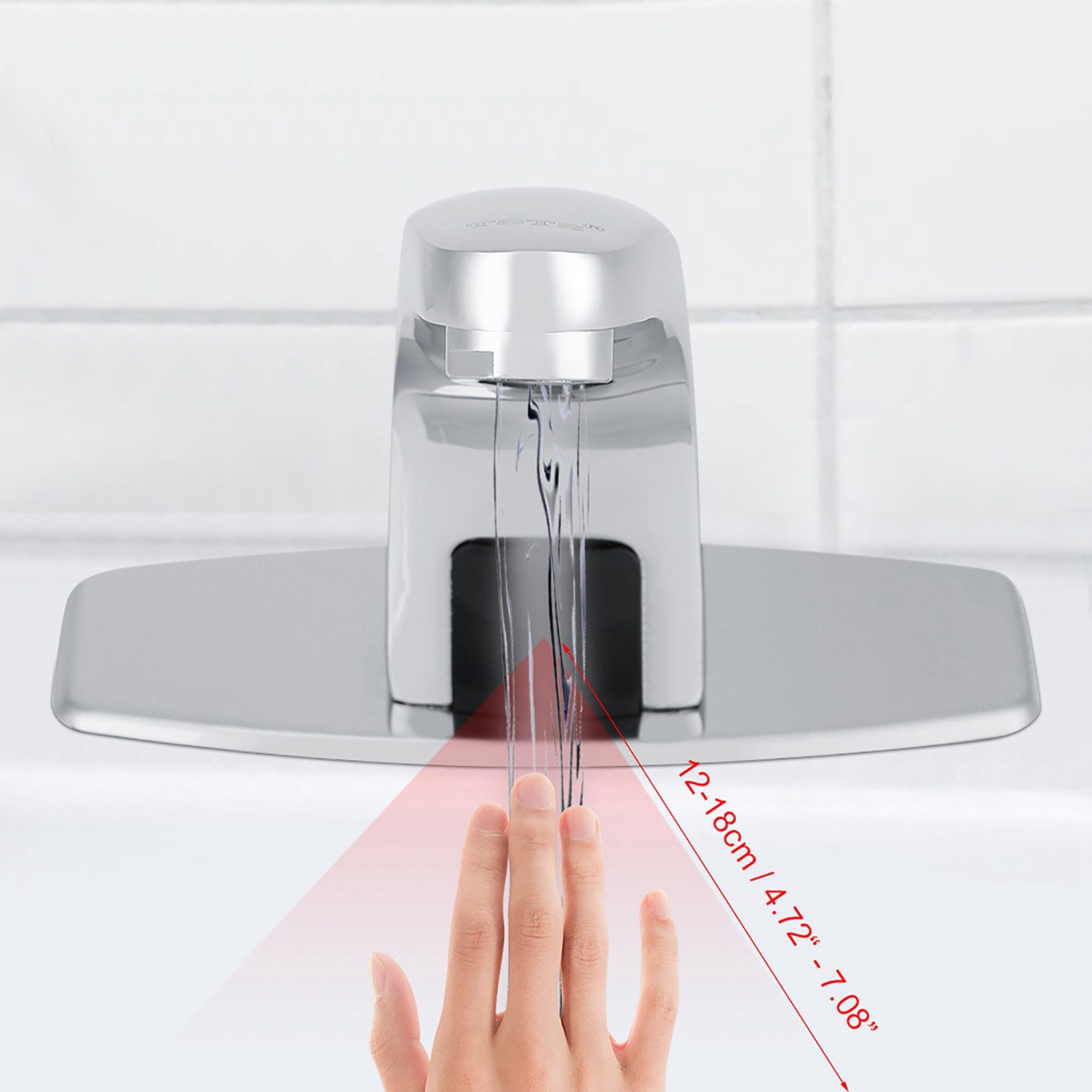 cocosity Waschtischarmatur Automatischer Spültisch-Sensor-Wasserhahn mit St günstig online kaufen