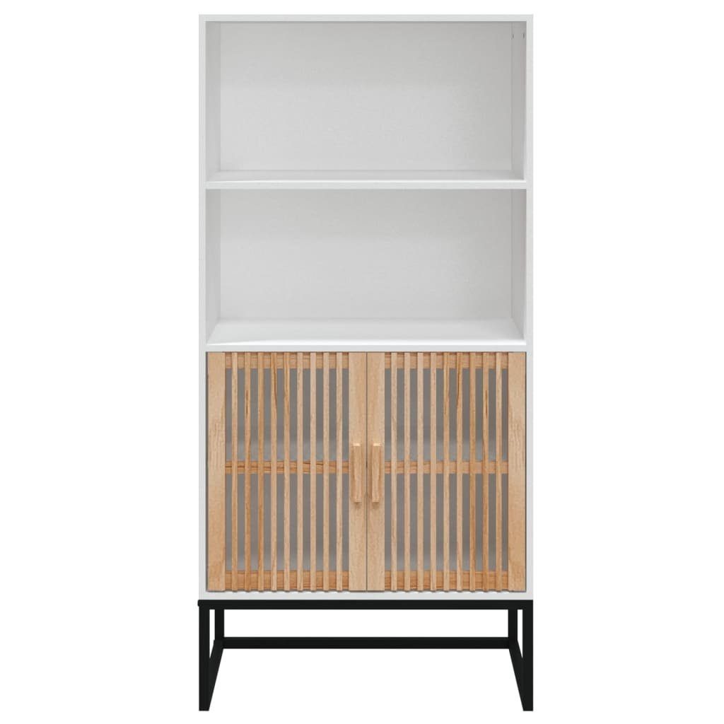 Weiß cm Fächerschrank Highboard 60x35x125 (1-St) Holzwerkstoff vidaXL