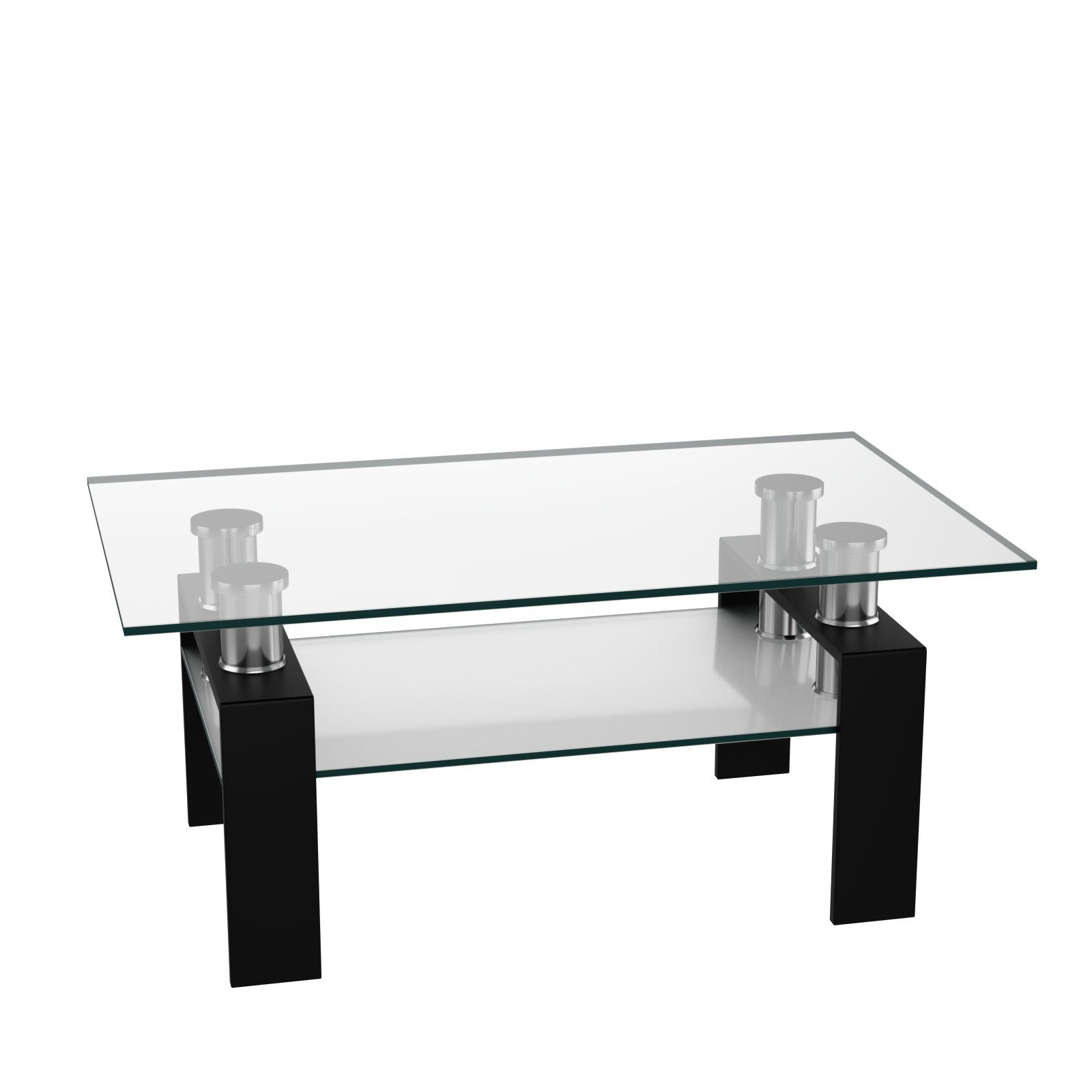 Couchtisch Glastisch SALONTISCH von COSTWAY - COSTWAY
