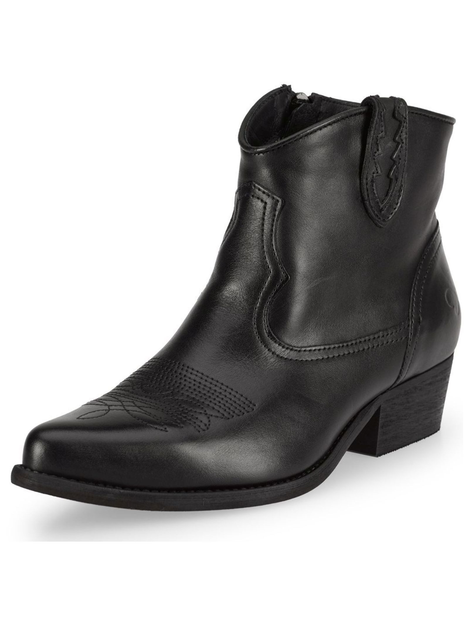 Felmini Wide Fit Stiefelette Leder Cowboy günstig online kaufen