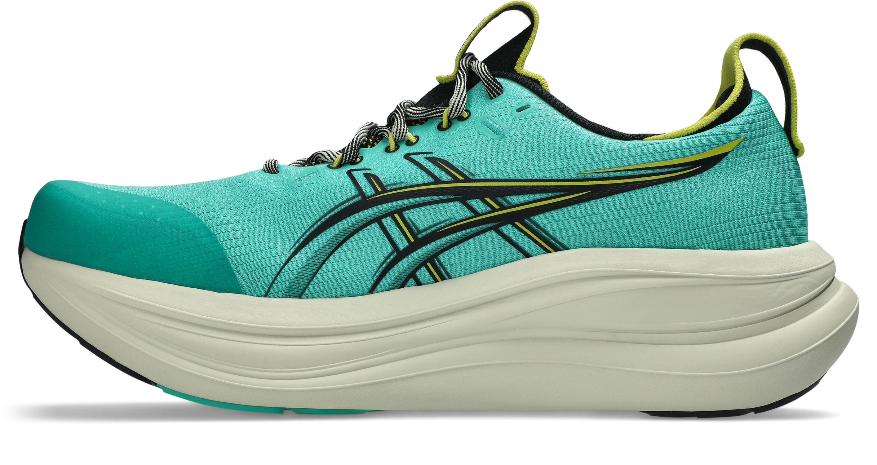 Asics GEL-NIMBUS 28 TR Laufschuh sportlicher Stil, leicht profiliertes Laufsohlenprofil, Schnürung