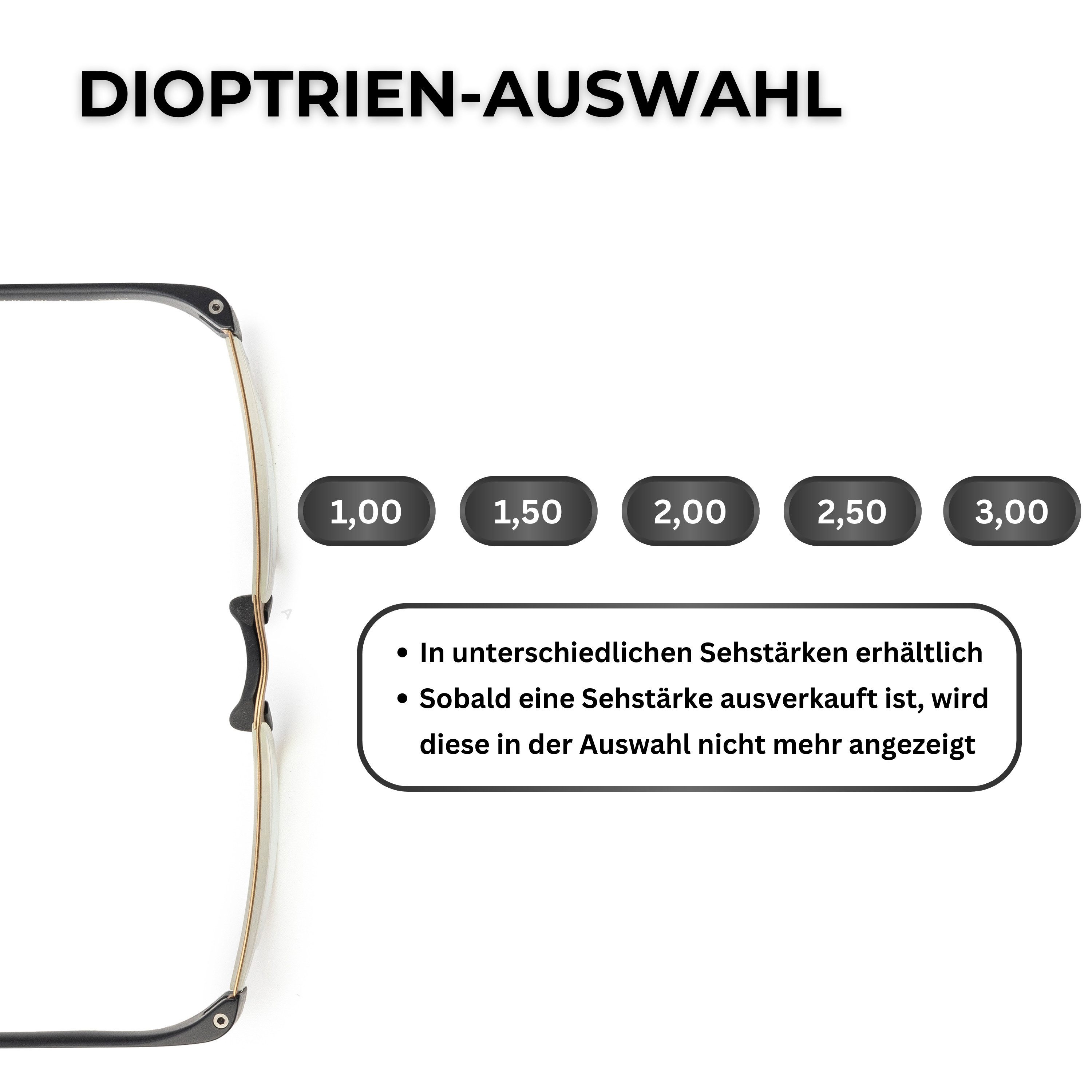PORSCHE Design Brillengestell Porsche Design Lesebrille P8801, Sehhilfe aus Edelstahl, Modell: G, 100 % Original Porsche Design, Direkt vom Optiker