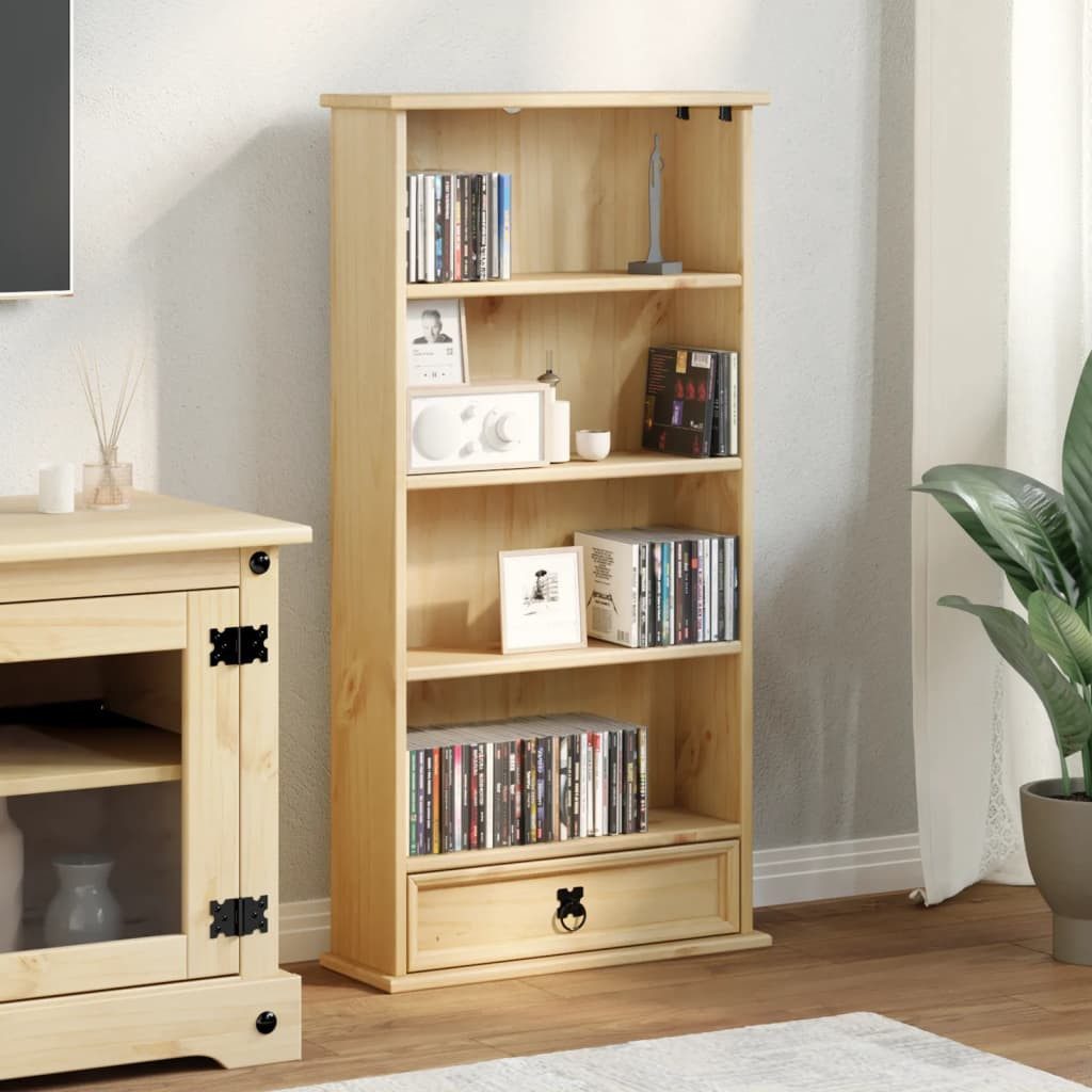 vidaXL Bücherregal CD-Schrank Corona 52x17,5x103 cm günstig online kaufen
