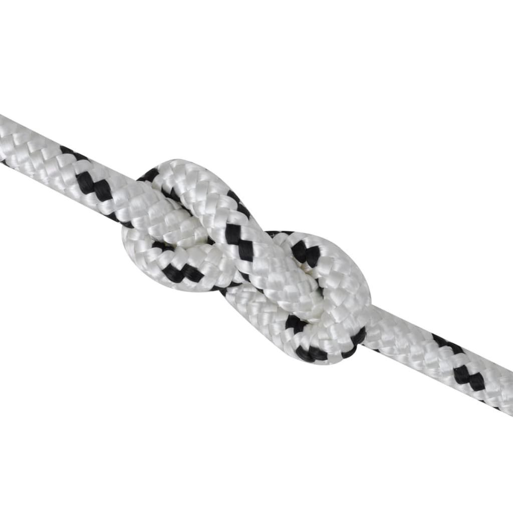 vidaXL Geflochtenes Tauwerk Bootsleine Polyester 14 mm x 50 m Seil (1-tlg)
