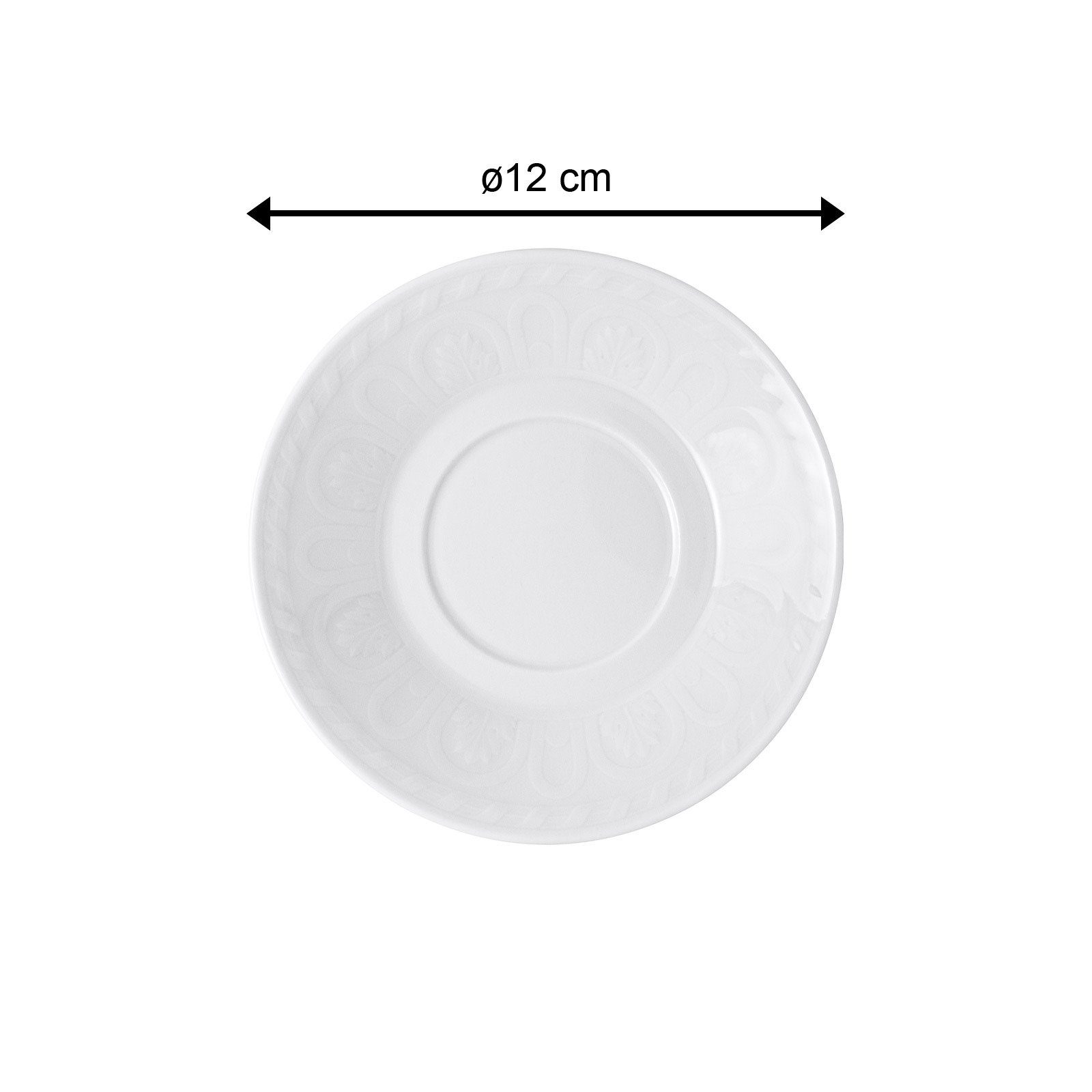 Villeroy & Boch Untertasse Cellini Mokka- / Espressountertassen ø 12 cm, (6 St)