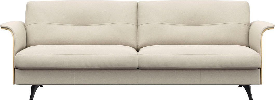 FLEXLUX 3-Sitzer Glow bequem und komfortabel durch hochwertigen Sitzaufbau, Designsofa, Skandinavisches Design, In hochwertiger Verarbeitung