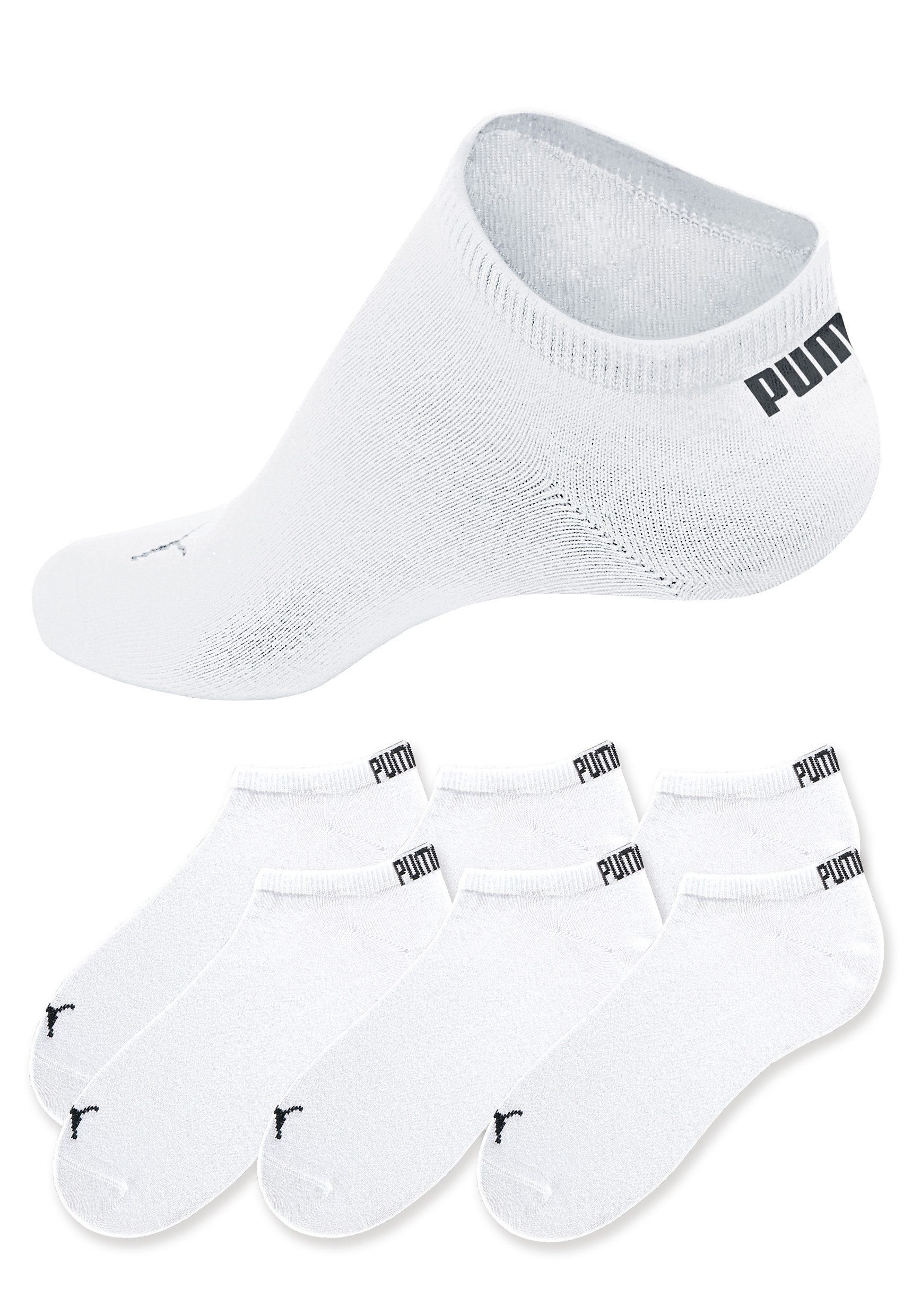 Form in weiß Sneakersocken PUMA (6-Paar) klassischer