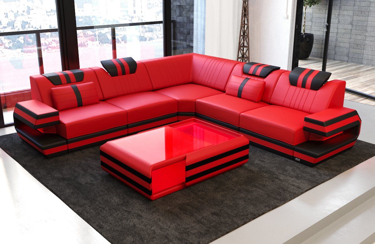 Sofa Dreams Ecksofa Ledercouch Sofa Leder günstig online kaufen
