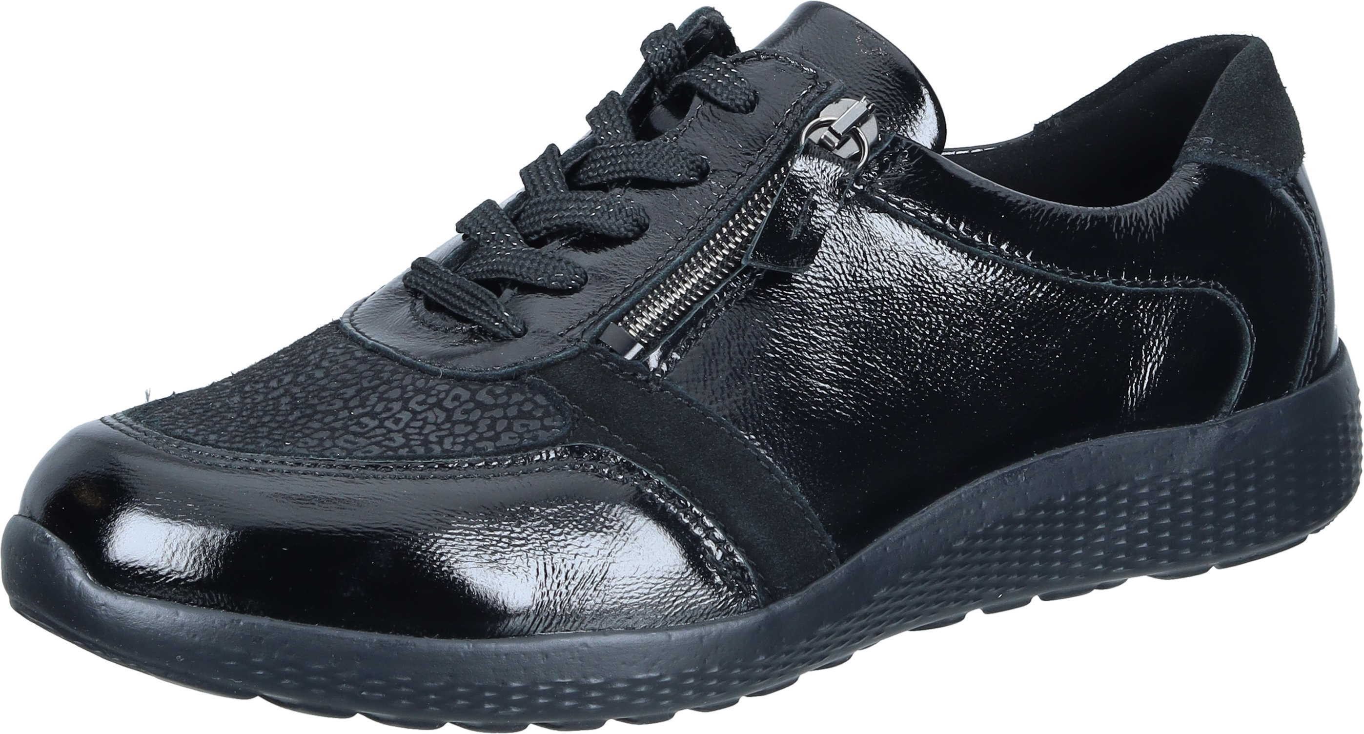 Waldläufer Schnürer Schnürschuh aus Stretch Material