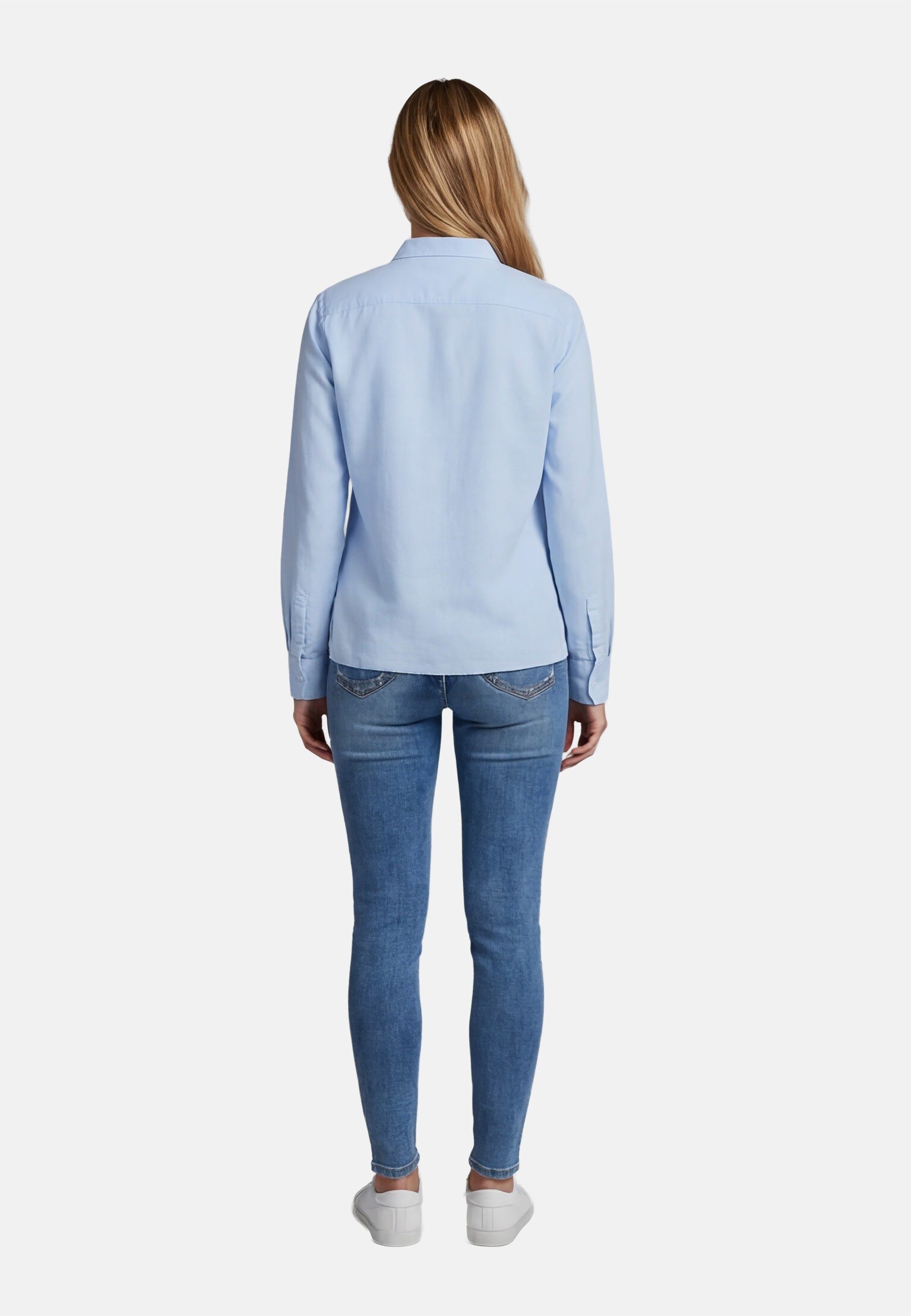 U.S. Polo Assn. Blusenshirt USBellaa Damen - Leinenbluse luftig mit Knopfleiste Leichtes Sommerhemd aus Leinenmix mit Kragen – Bild 4 von 5