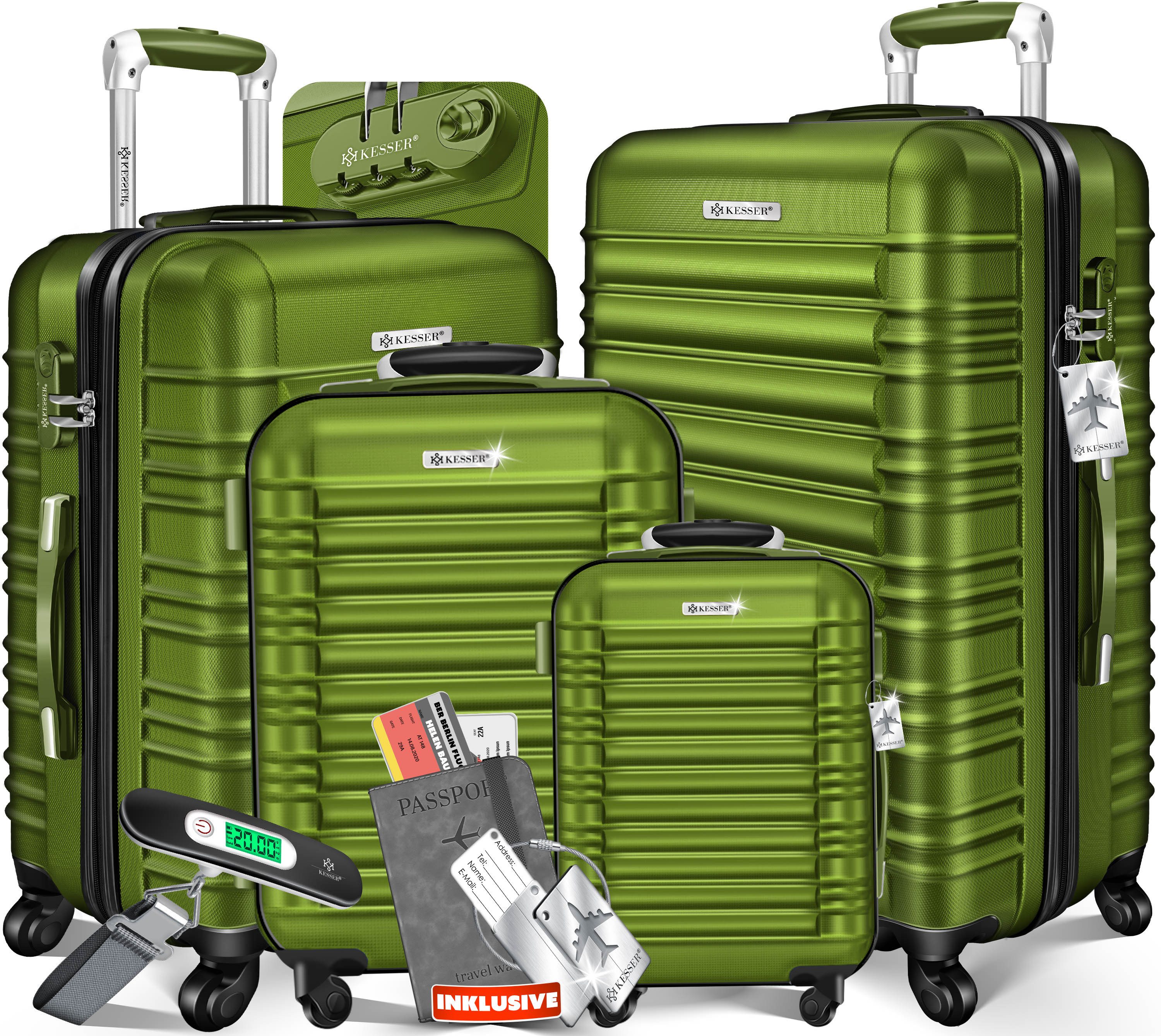 KESSER Kofferset, 4 Rollen, (4 tlg), günstig online kaufen