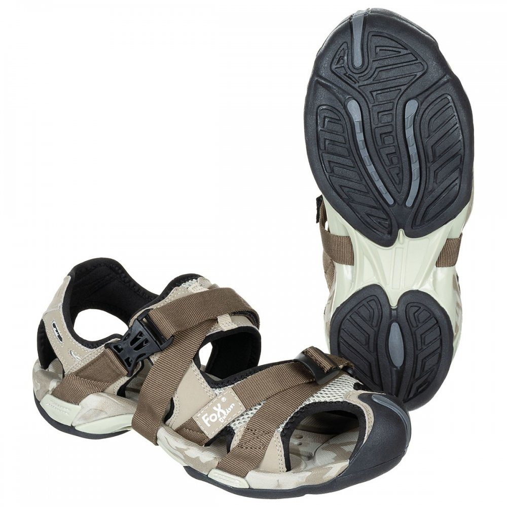 FoxOutdoor Trekking-Sandale, Clipverschluss, desert - 44 günstig online kaufen