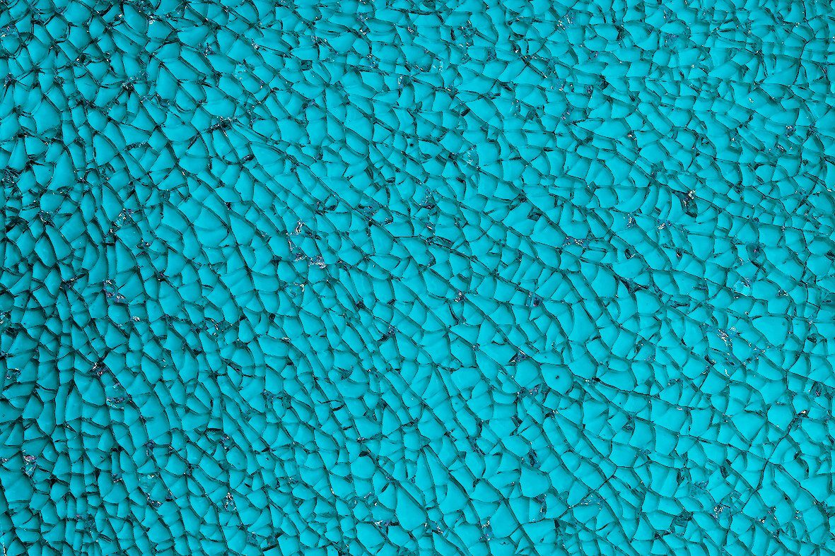 Glorex Dekoobjekt Crackle Mosaik Platte, 15 cm x 20 cm