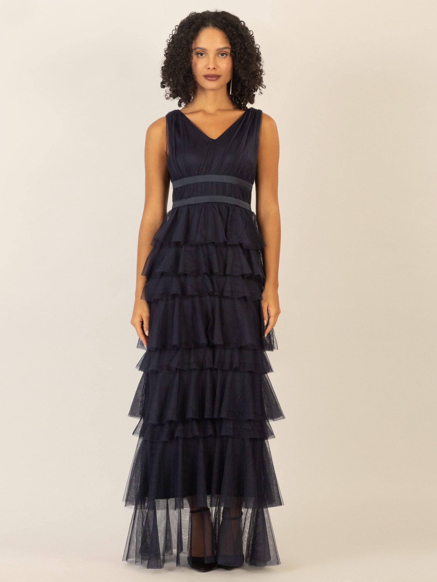 Apart Abendkleid aus Jersey mit Mesh günstig online kaufen