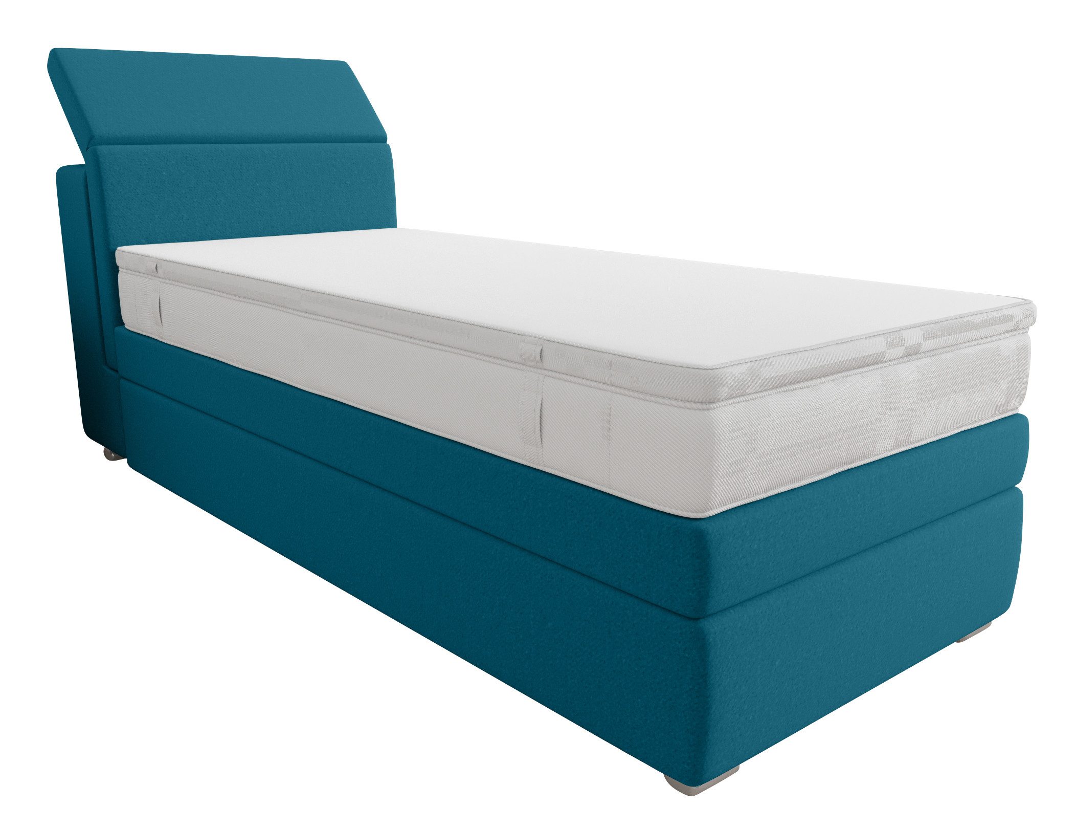 99rooms Boxspringbett Mentor (Schlafzimmerbett, Bett), 90/100/120 x 200 cm, mit Bonellfederkern, mit Topper