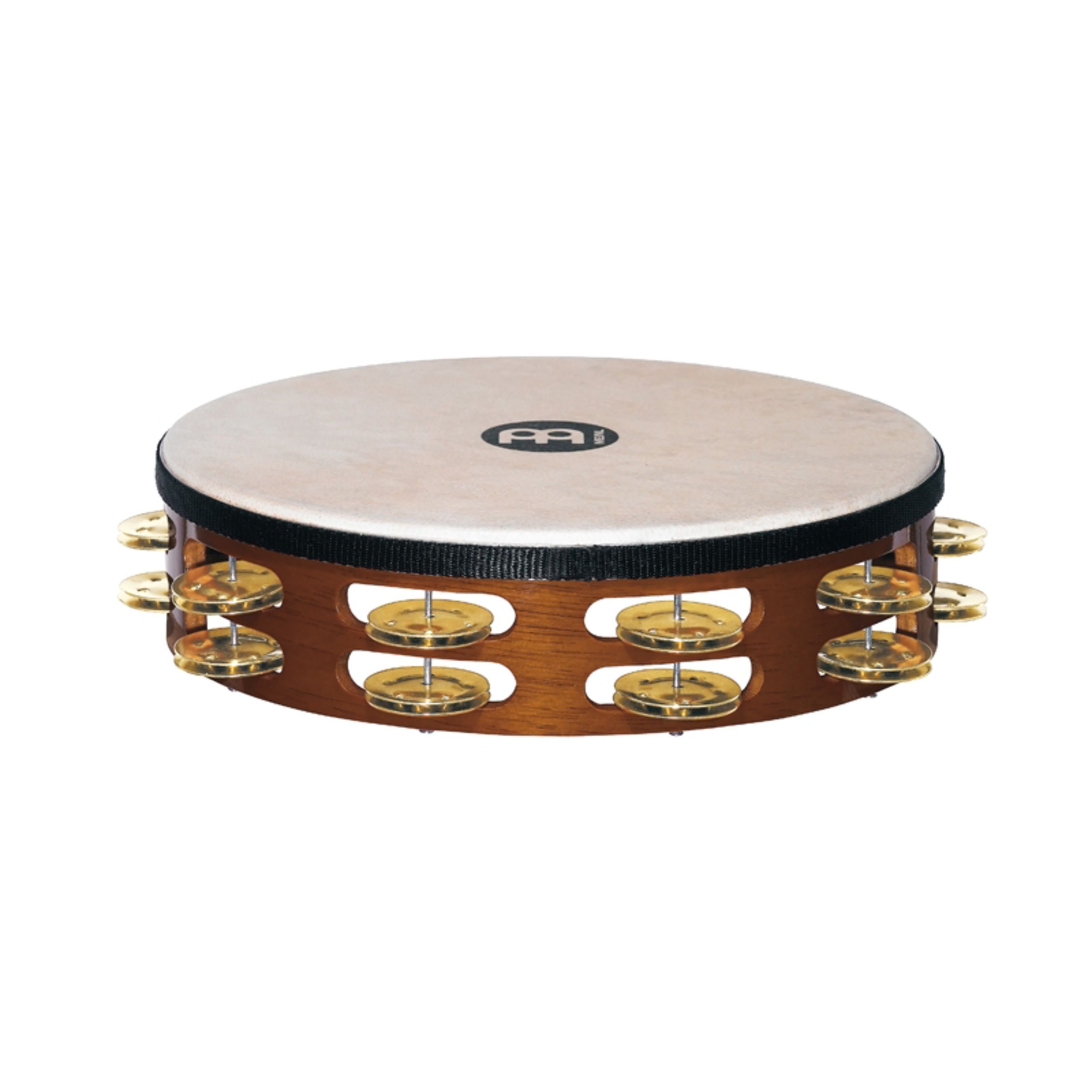 Meinl Percussion Tambourine,Felltambourine TAH2B-AB Brass Jingles, Percussion, Tambourines, Felltambourine TAH2B-AB, Brass Jingles - Tambourine