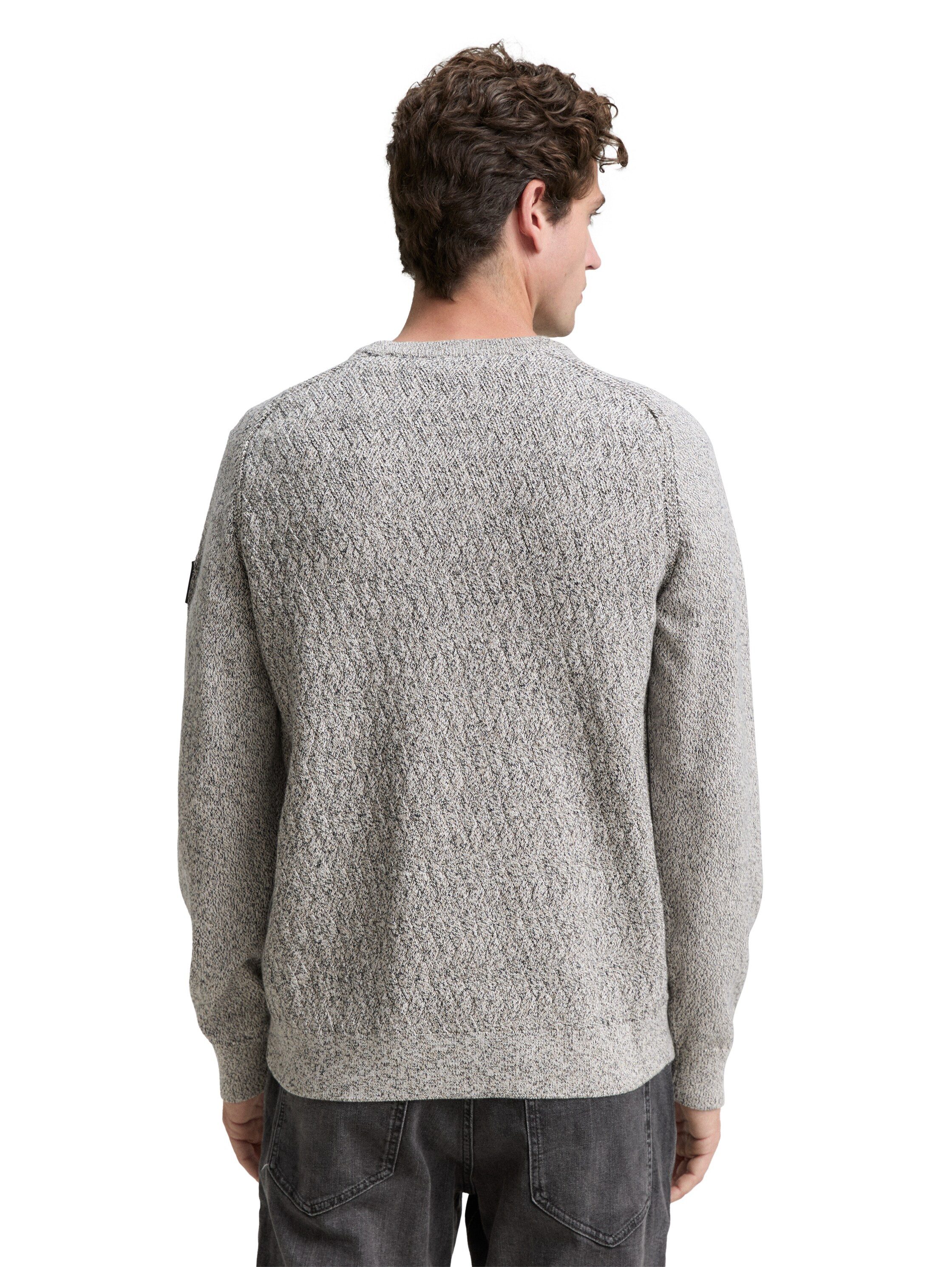 TOM TAILOR Strickpullover mit Logo Stickerei günstig online kaufen