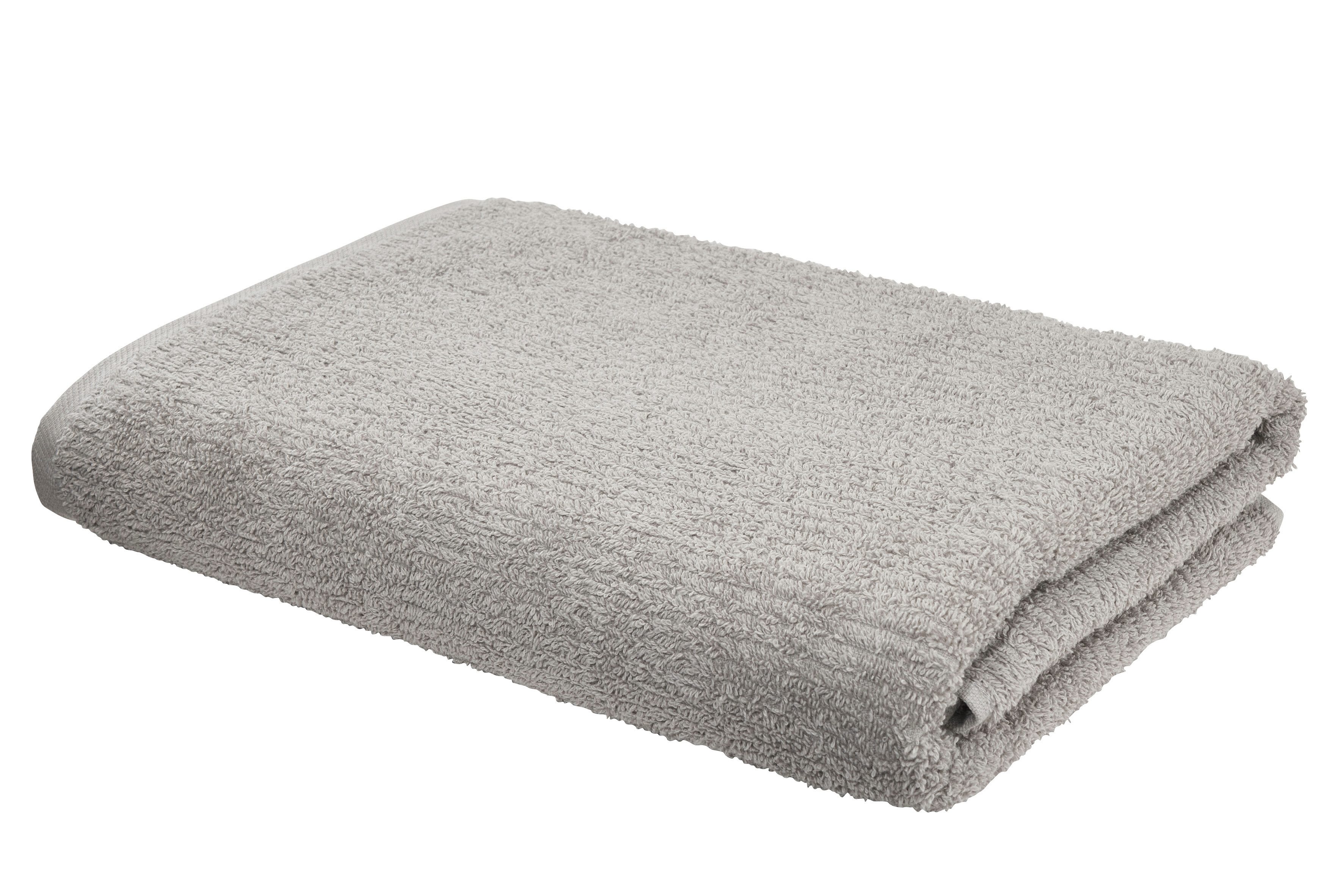 OTTO home Badetuch Riva, 80x150, Premium Handtücher, 500 gr/m², Webfrottier (1-St), Hoch-Tief-Struktur, Streifen, weich, 5 Jahre Garantie