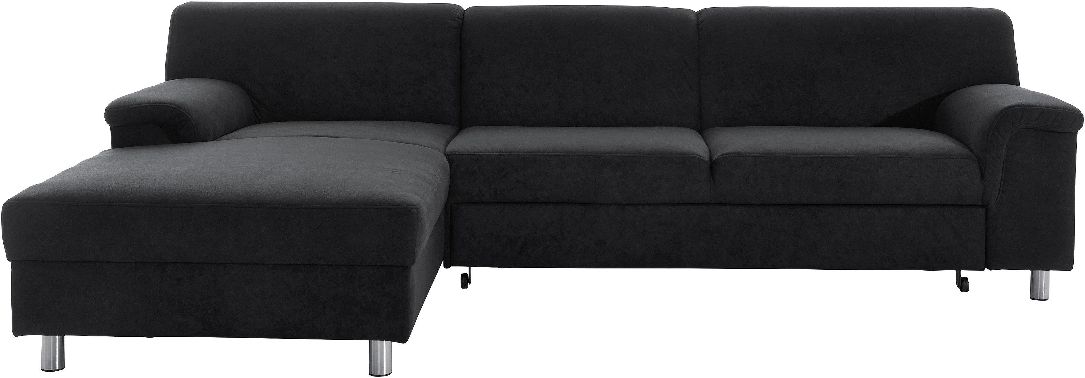 INOSIGN Ecksofa L-Form, wahlweise mit Bettfunktion