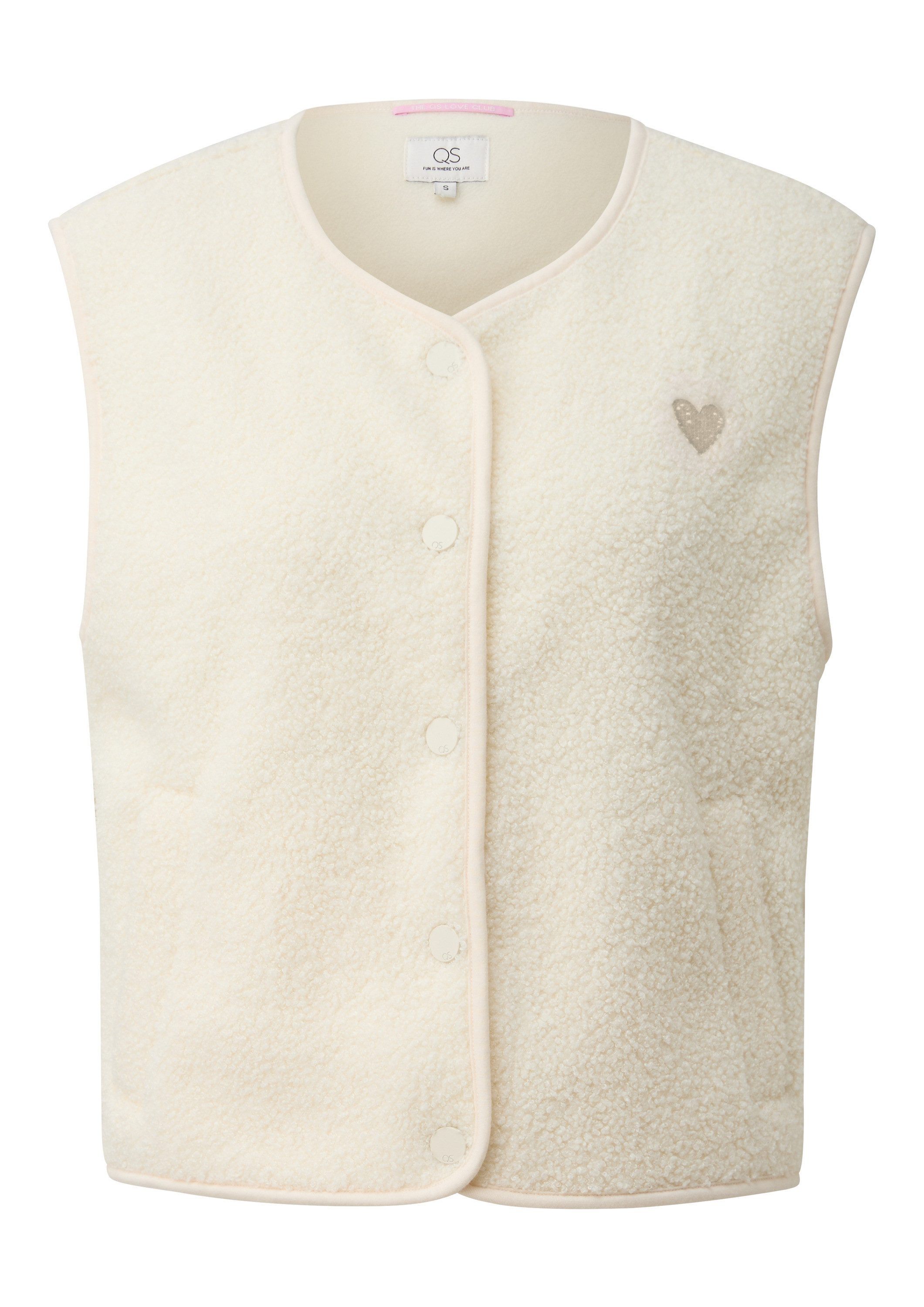 QS Funktionsweste Indoor-Weste Teddy-Weste günstig online kaufen