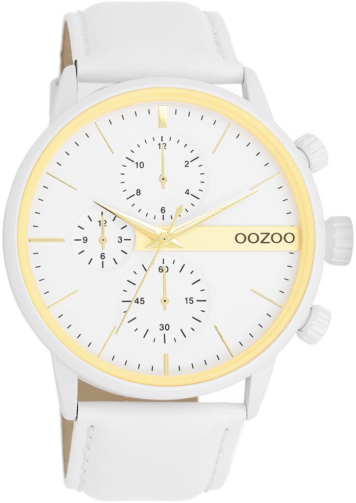 OOZOO Quarzuhr C11313, Armbanduhr, Herrenuhr, Lederarmband, günstig online kaufen