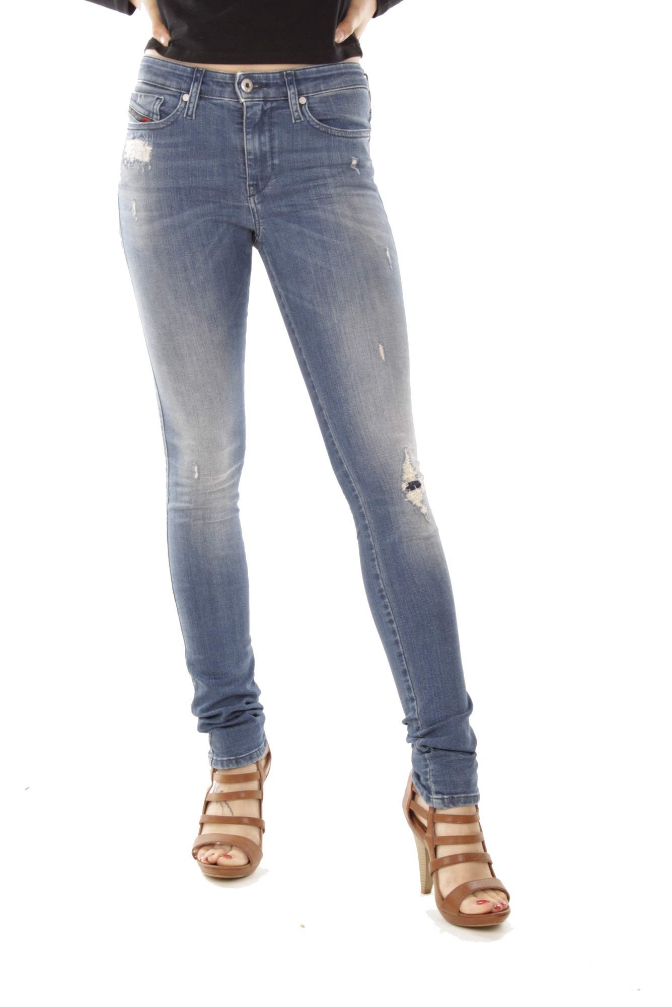 Diesel Skinny-fit-Jeans Diesel Skinzee R4MU8 Damen günstig online kaufen