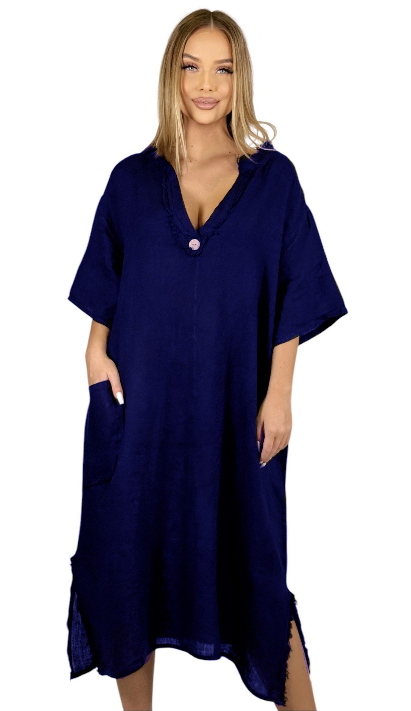 Mississhop Sommerkleid Dame Kleid Sommerkleid 100% günstig online kaufen