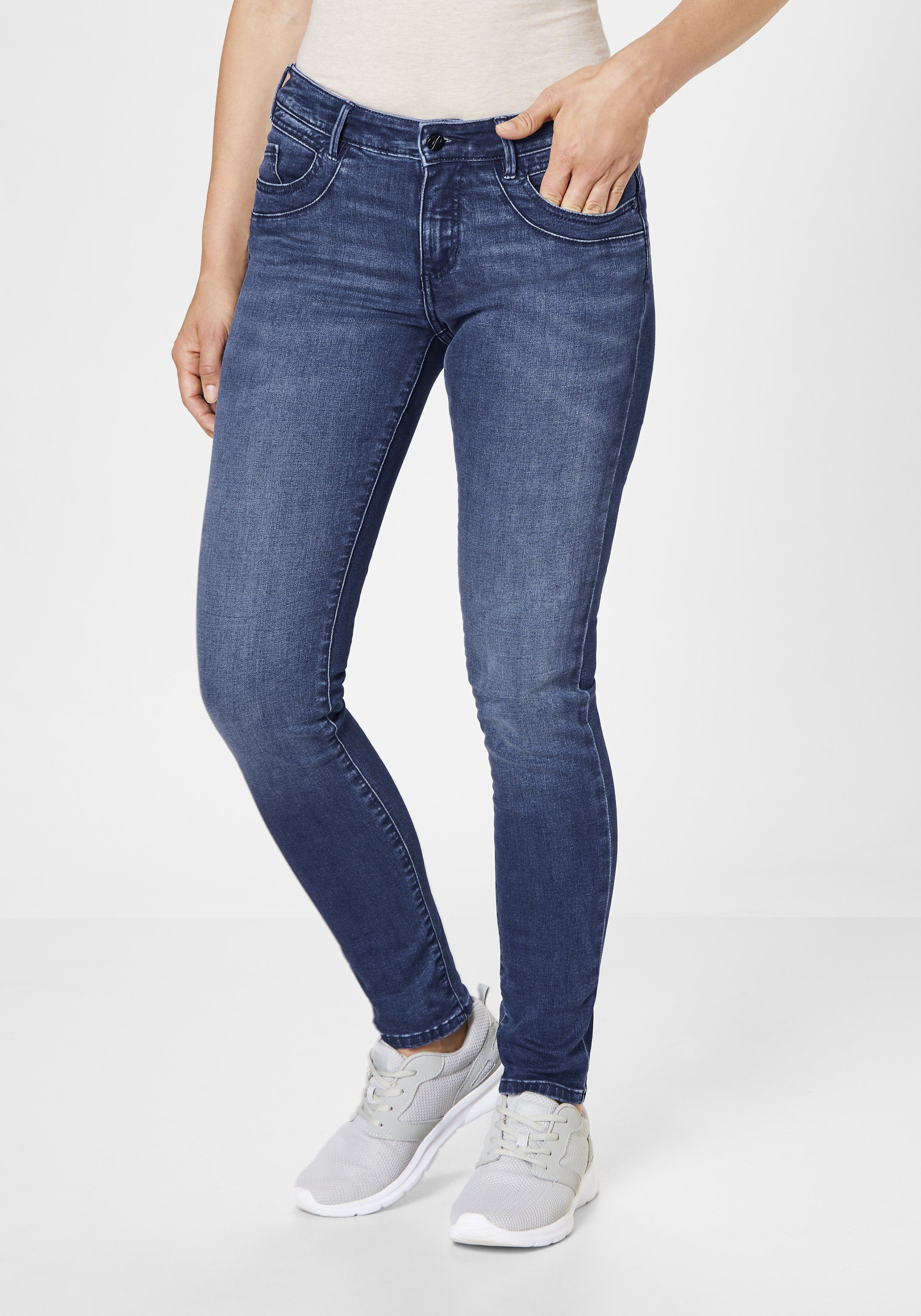 Paddock's Skinny-fit-Jeans LUCY Shape Denim Röhrenjeans mit Stretch