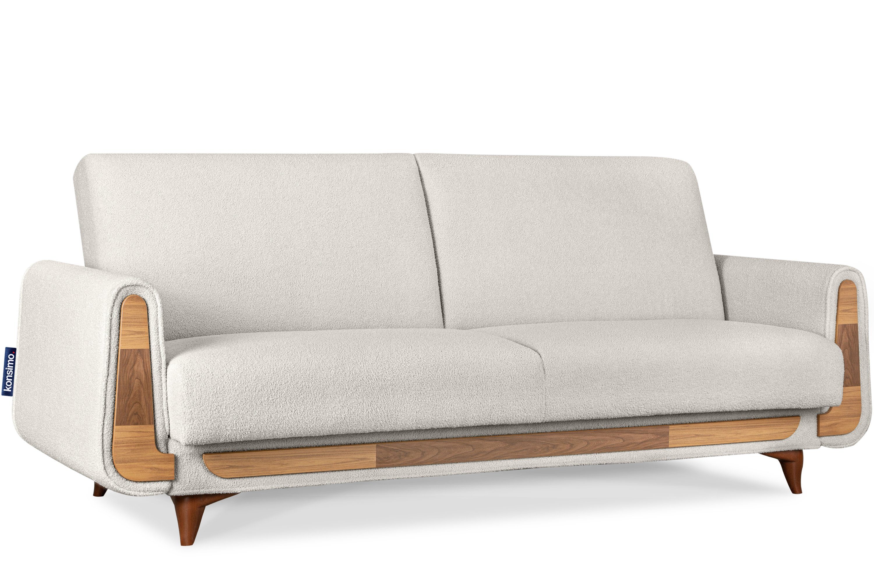 KONSIMO® 3-Sitzer, GUSTAVO, Sofa mit Schlaffunktion, hergestellt in der EU günstig online kaufen