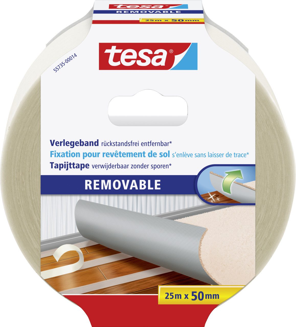 tesa Verlegeband tesa Verlegeband 25 m x 50 mm, gewebeverstärkt