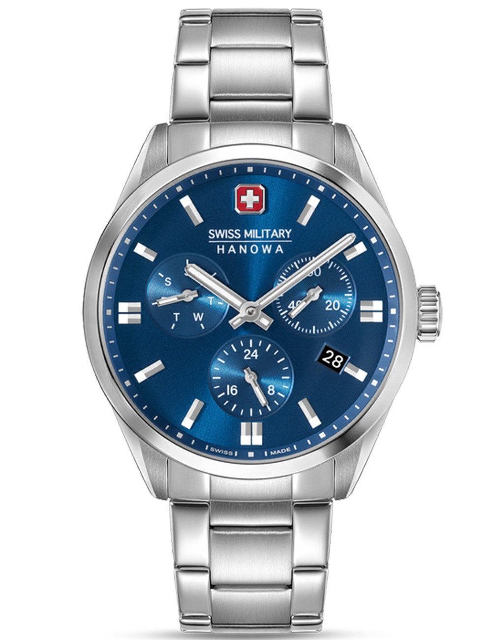 Swiss Military Hanowa Quarzuhr Swiss Military Hanowa SMWGK0005602 Herrenuhr Roadrunner Advanced 43mm Swiss Military Hanowa SMWGK0005602 Herrenuhr Roadrunner Advanced 43mm 10ATM