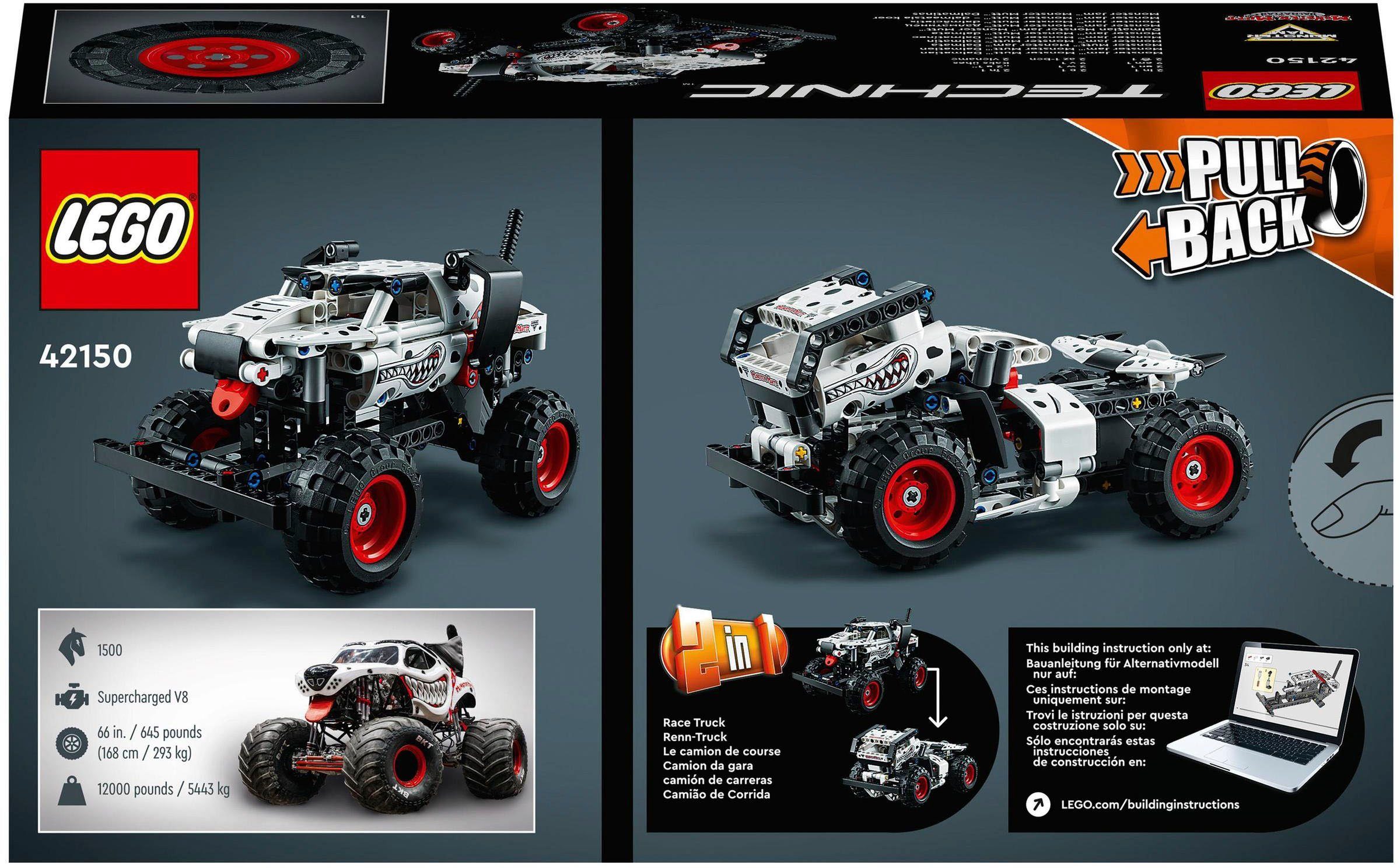 (244 Europe Jam™ in Made Monster Monster Technic, (42150), LEGO® LEGO® Konstruktionsspielsteine Mutt™ St), Dalmatian