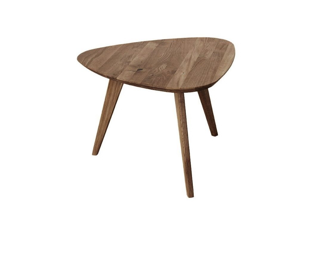 Katmandu Couchtisch Orbetello Eiche Tabacco – Massivholz Beistelltisch 67 × 69 (1-St), Massivholz hochwertig verarbeitet