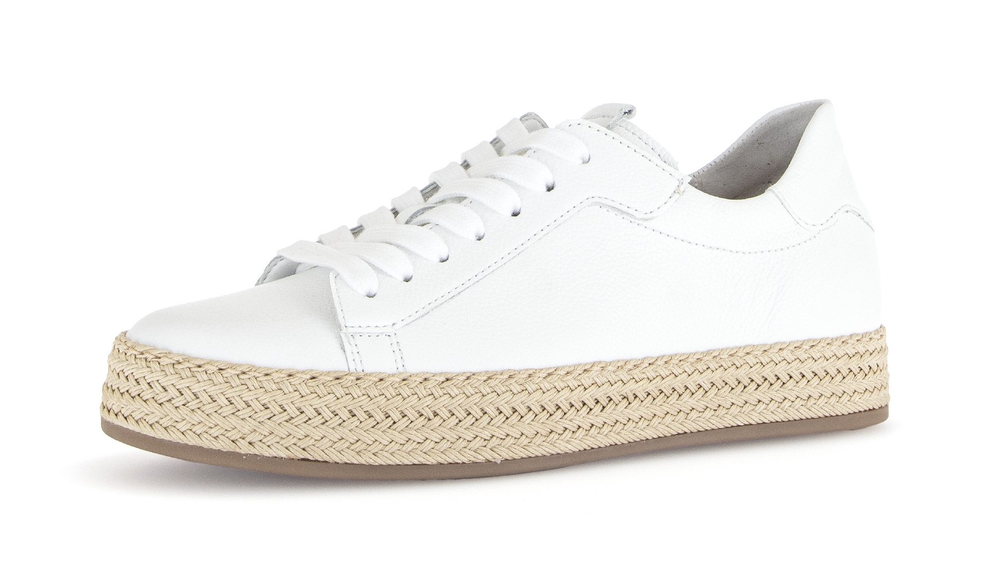 Gabor Plateausneaker, Freizeitschuh, Halbschuh, Schnürschuh mit Ziernähten