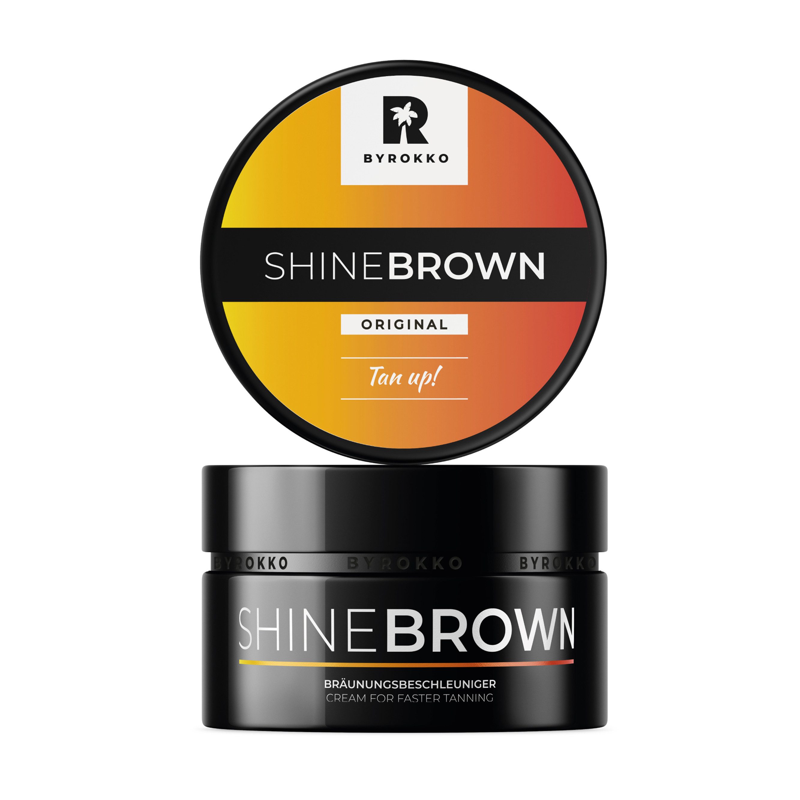 BYROKKO Selbstbräunungsgel SHINE BROWN Bräunungscreme - Schnelle und langanhaltende Bräune, 1-tlg.