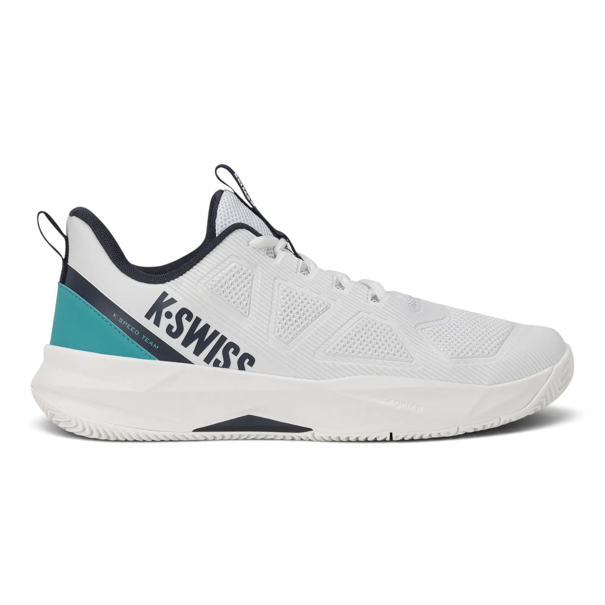 K-Swiss Performance K-Speed Team Clay/Sandplatz weiss/carbon/blau Herren Tennisschuh