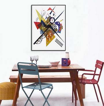 TPFLiving Kunstdruck (OHNE RAHMEN) Poster - Leinwand - Wandbild, Wassily Kandinsky - Berühmte Motive (Motiv in verschiedenen Größen), Farben: Leinwand bunt - Größe: 70x100cm