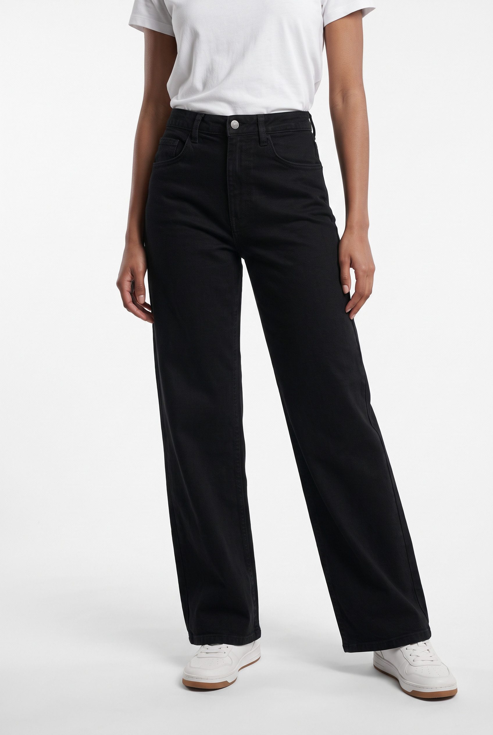 Vero Moda High-waist-Jeans VMTHEA HR WIDE DENIM JEANS MIX Baumwollmischung, oversize, high waist, wide leg