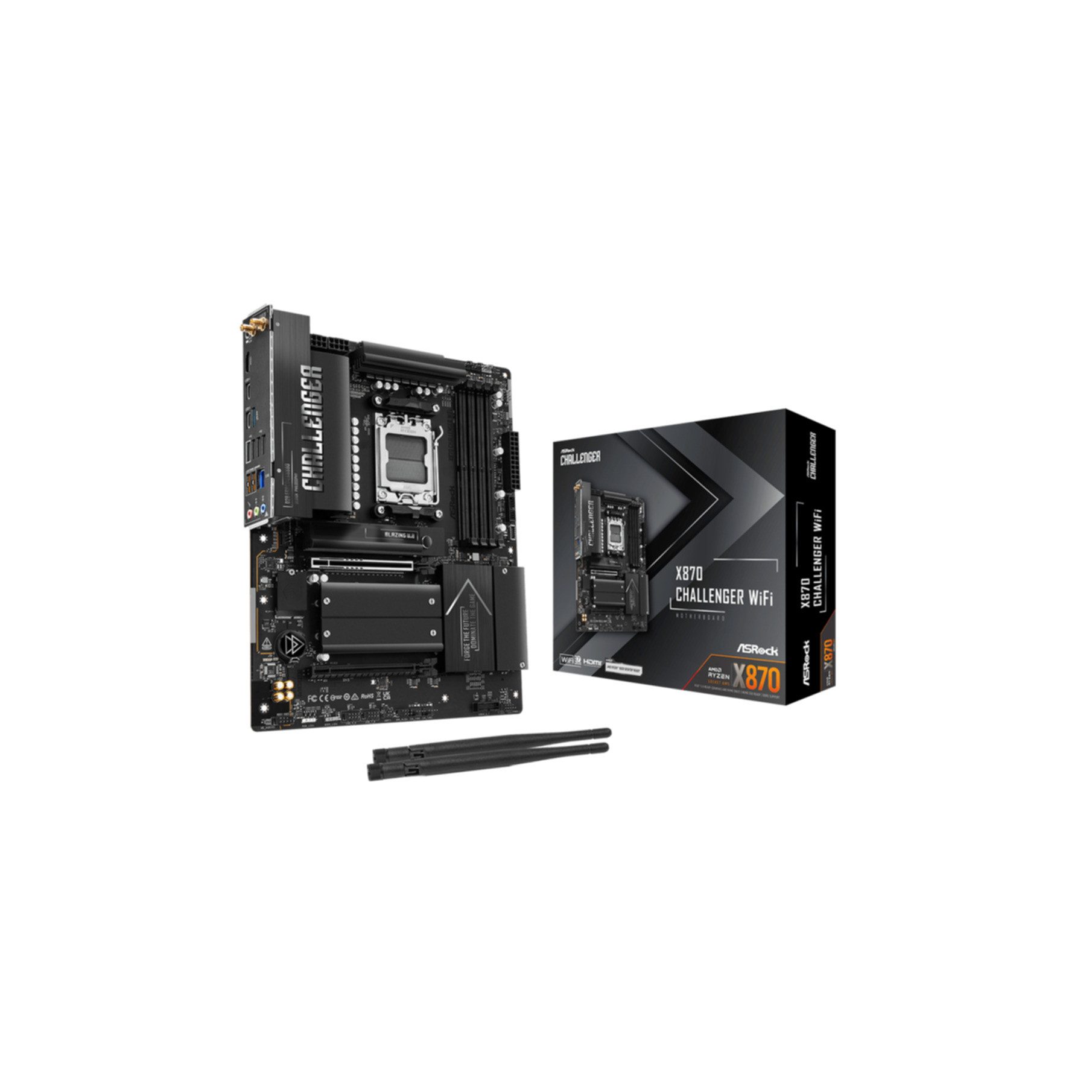 Asrock X870 Challenger WiFi Mainboard, Wi-Fi 7 (802.11be)