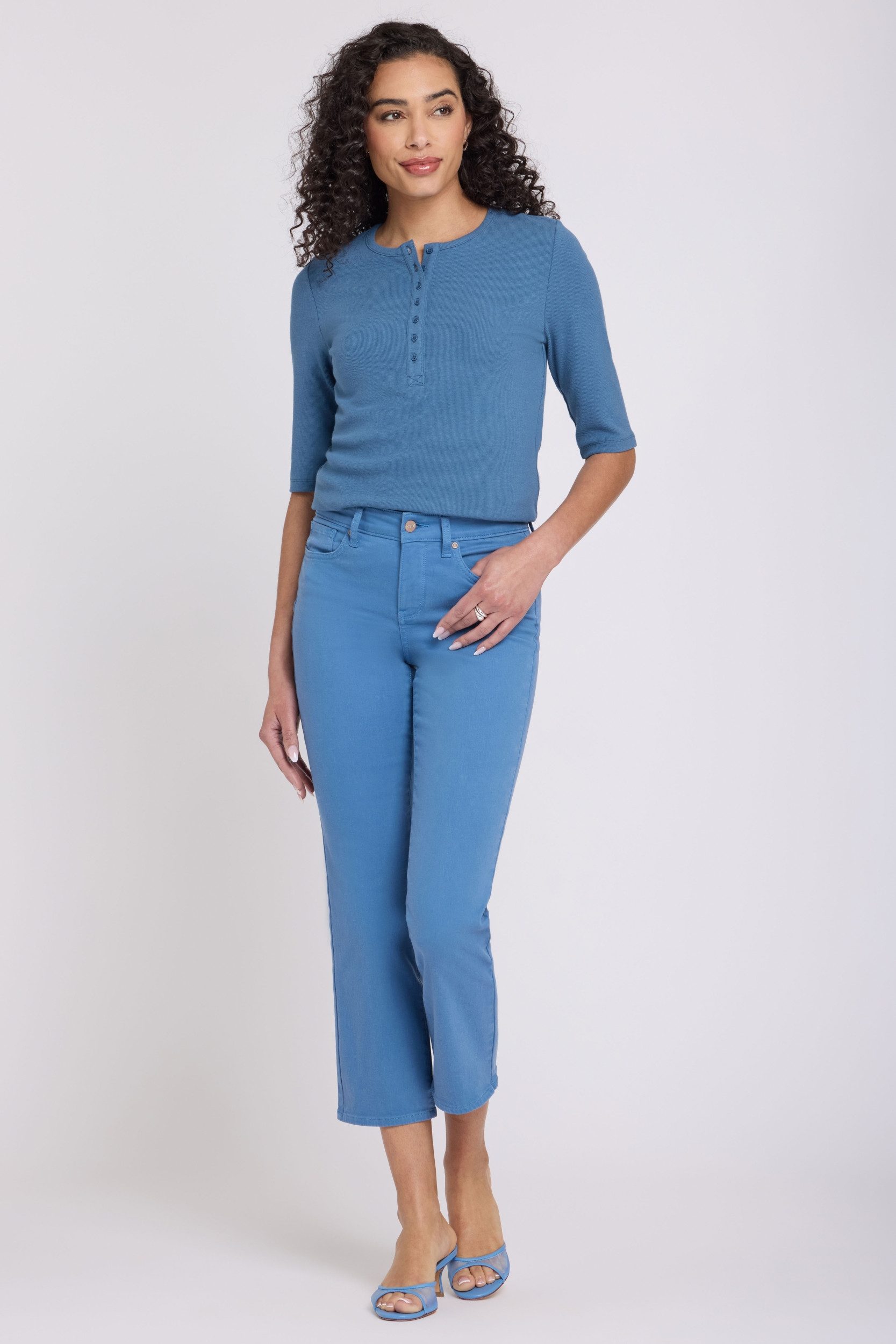 NYDJ Straight-Jeans Marilyn Straight Ankle Jeans