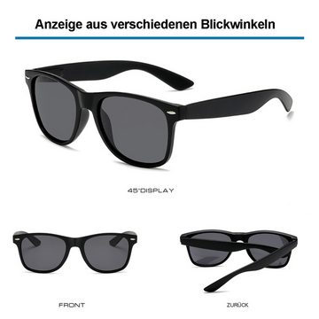 Rnemitery Sonnenbrille Polarisiert Fahrbrille UV400 Schutz Klassische Sonnenbrille für Herren