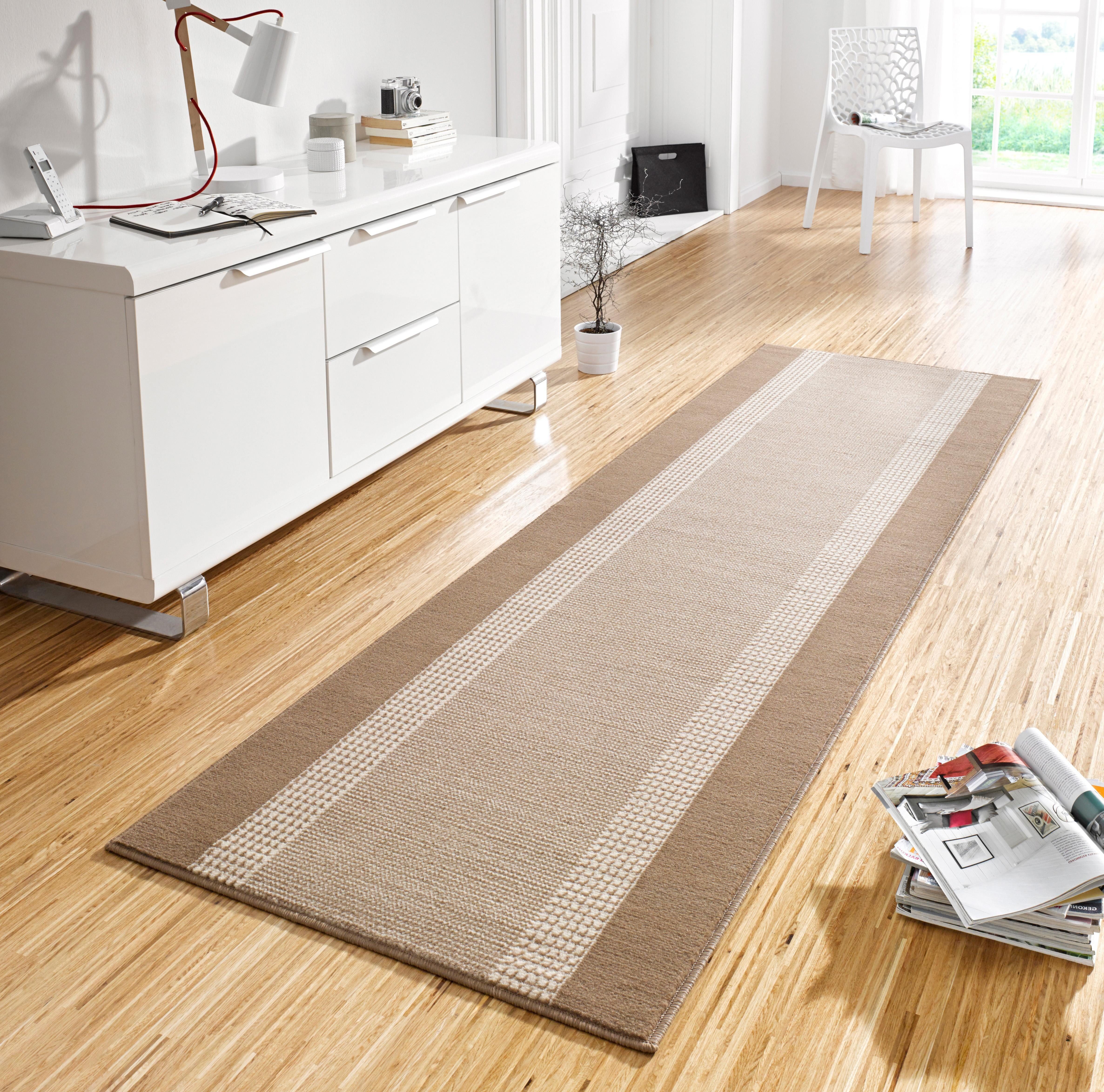 HANSE Home Teppich Band, rechteckig, Höhe: 9 mm, Kurzflor, weich, Läufer Größen, Wohnzimmer, Schlafzimmer, Esszimmer