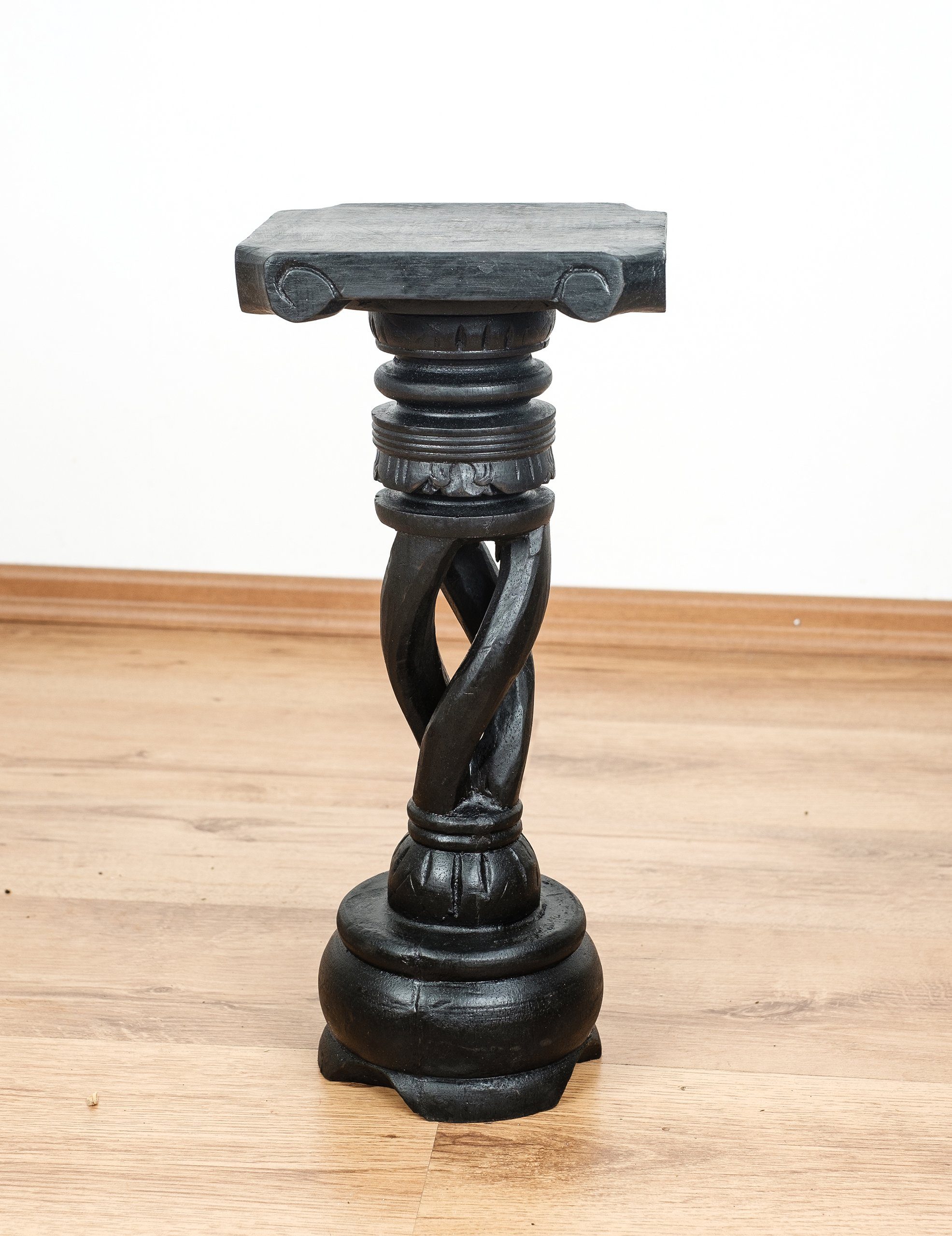 livasia Dekosäule Balinesische Säule aus Holz, gedreht, handgefertigt