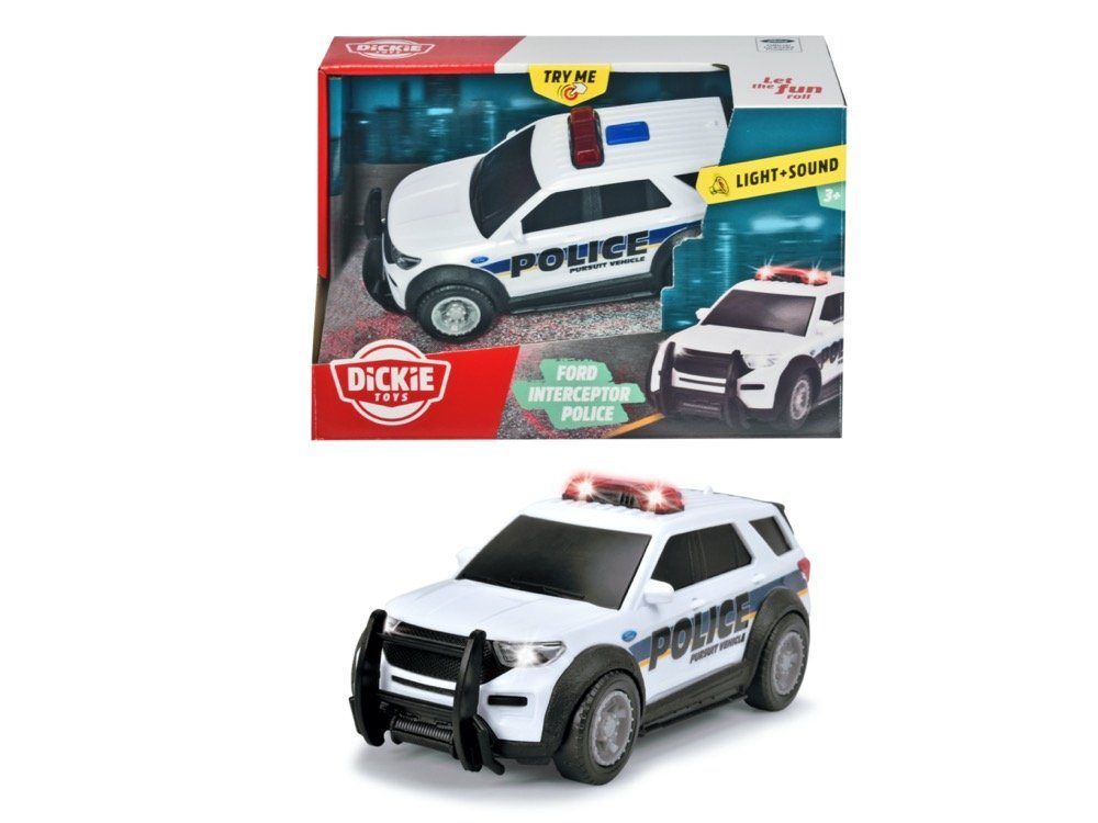 Dickie 203712019 SOS Spielzeug-Polizei Interceptor Police Ford Toys