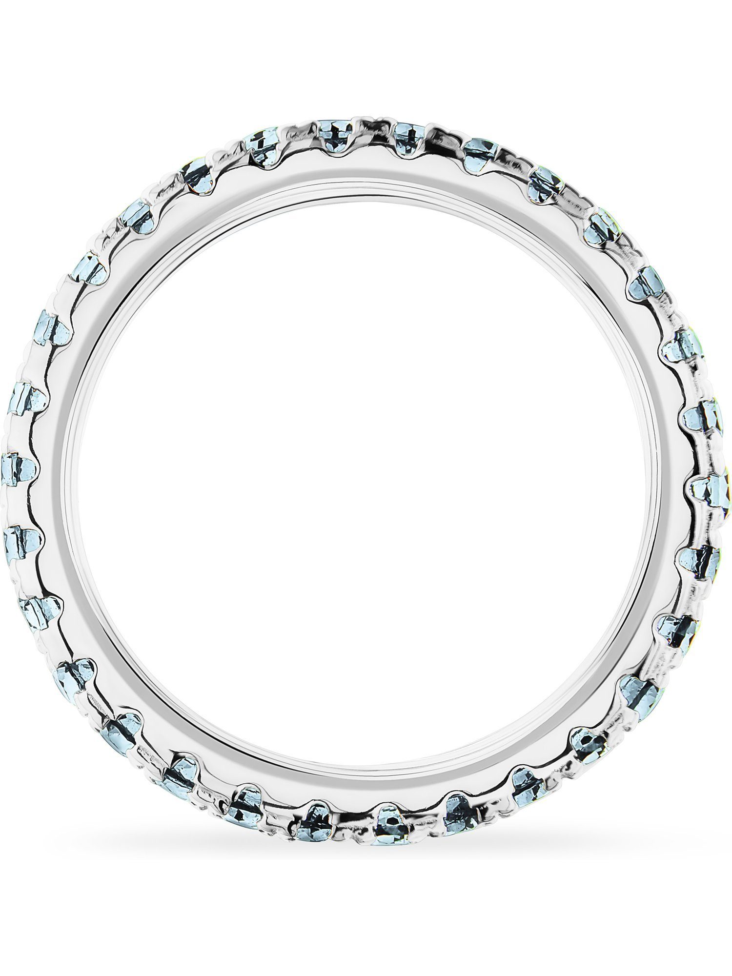 FAVS Silberring FAVS Damen-Damenring 925er Silber 30 Zirkonia, Zirkonia, synthetisch