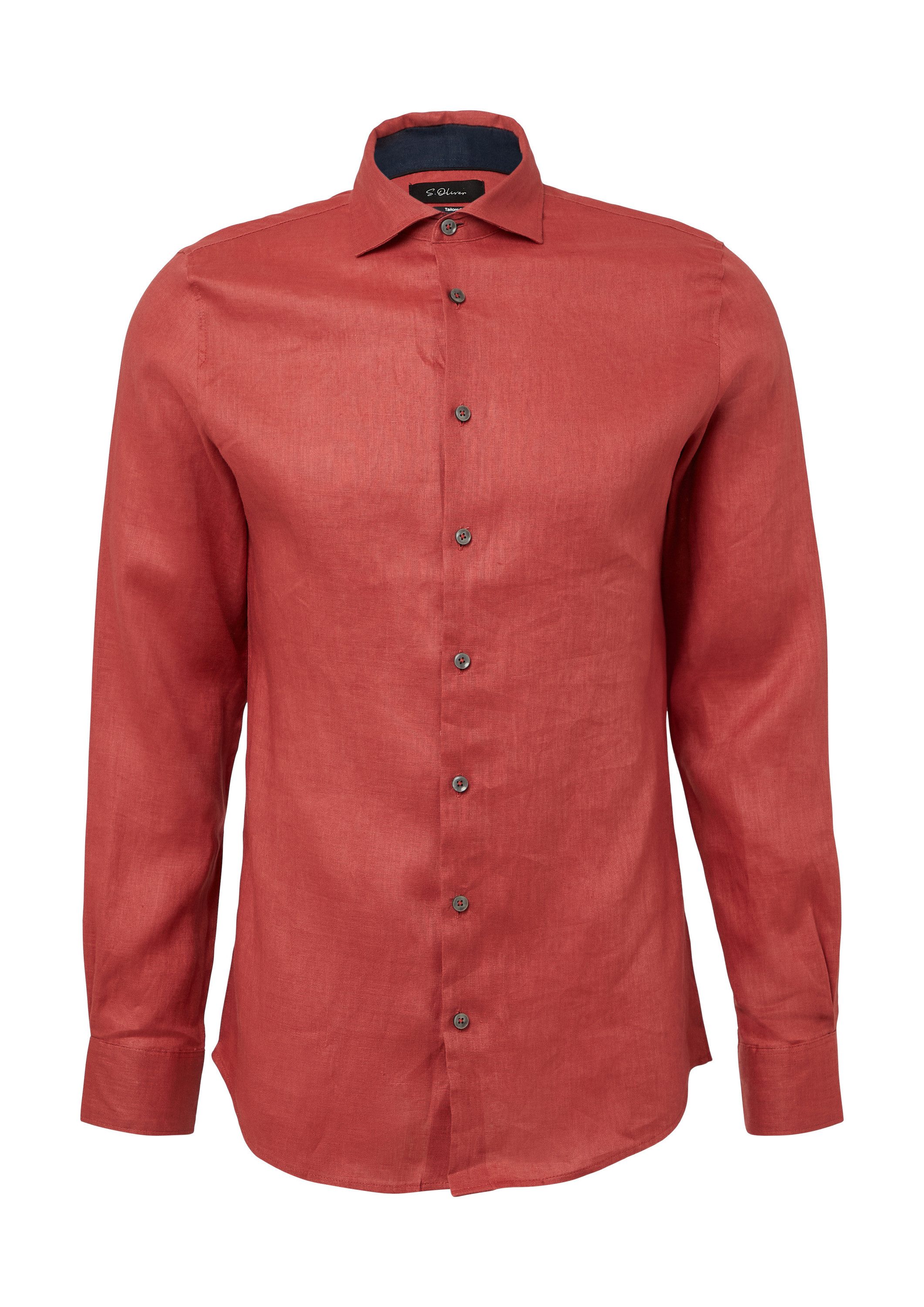 s.Oliver Langarmhemd Hemd Tailored Fit: Langarmhemd günstig online kaufen