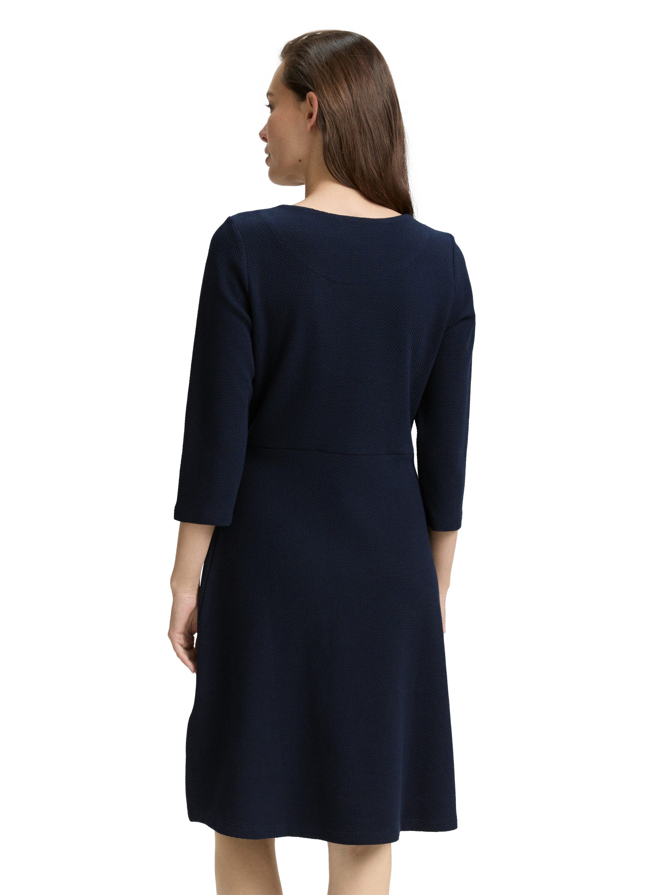 TOM TAILOR Jerseykleid Sommerkleid mit Knopf-Details günstig online kaufen