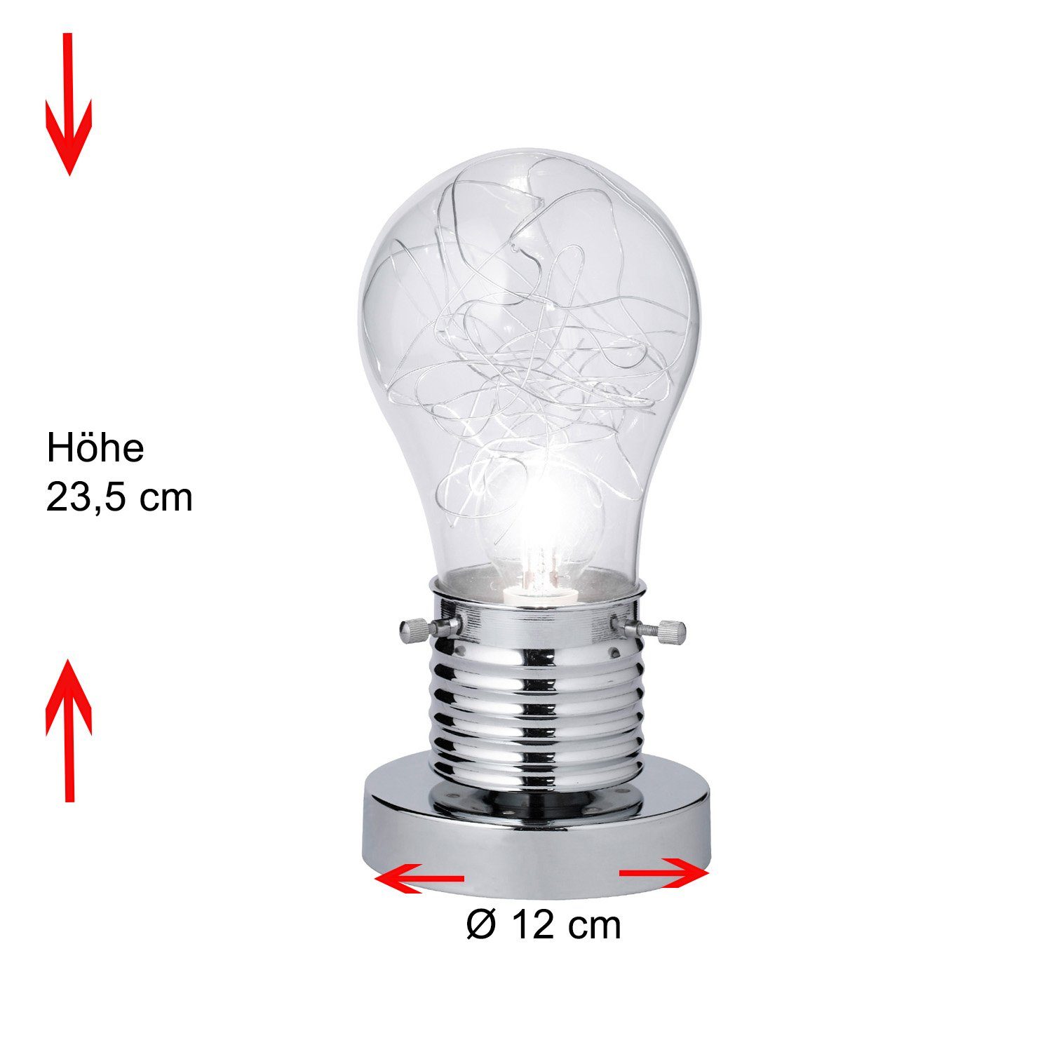 Home4Living Tischleuchte Tischlampe Leuchte 1flg. E14 Design Lampe, ohne Le günstig online kaufen