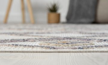 Teppich Luana 2, Myflair Möbel & Accessoires, rechteckig, Höhe: 10 mm, Kurzflor, Sisal Optik, mit Fransen, besonders weich durch Microfaser